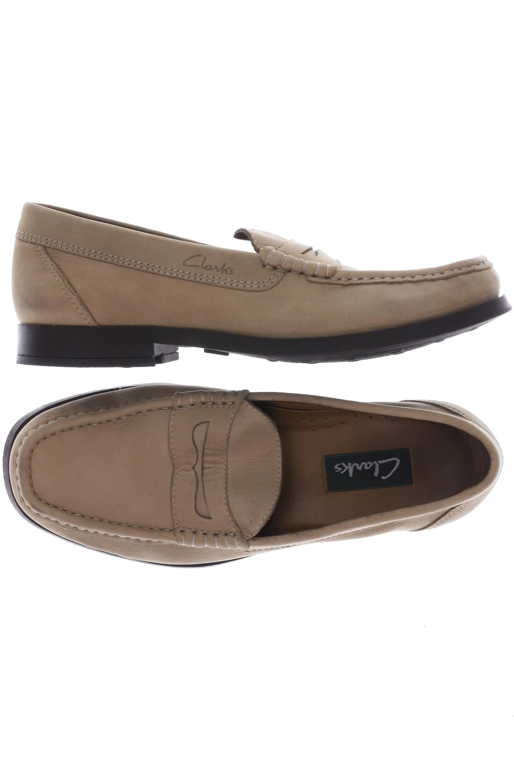 

Clarks Herren Halbschuh, beige, Gr. 7.5