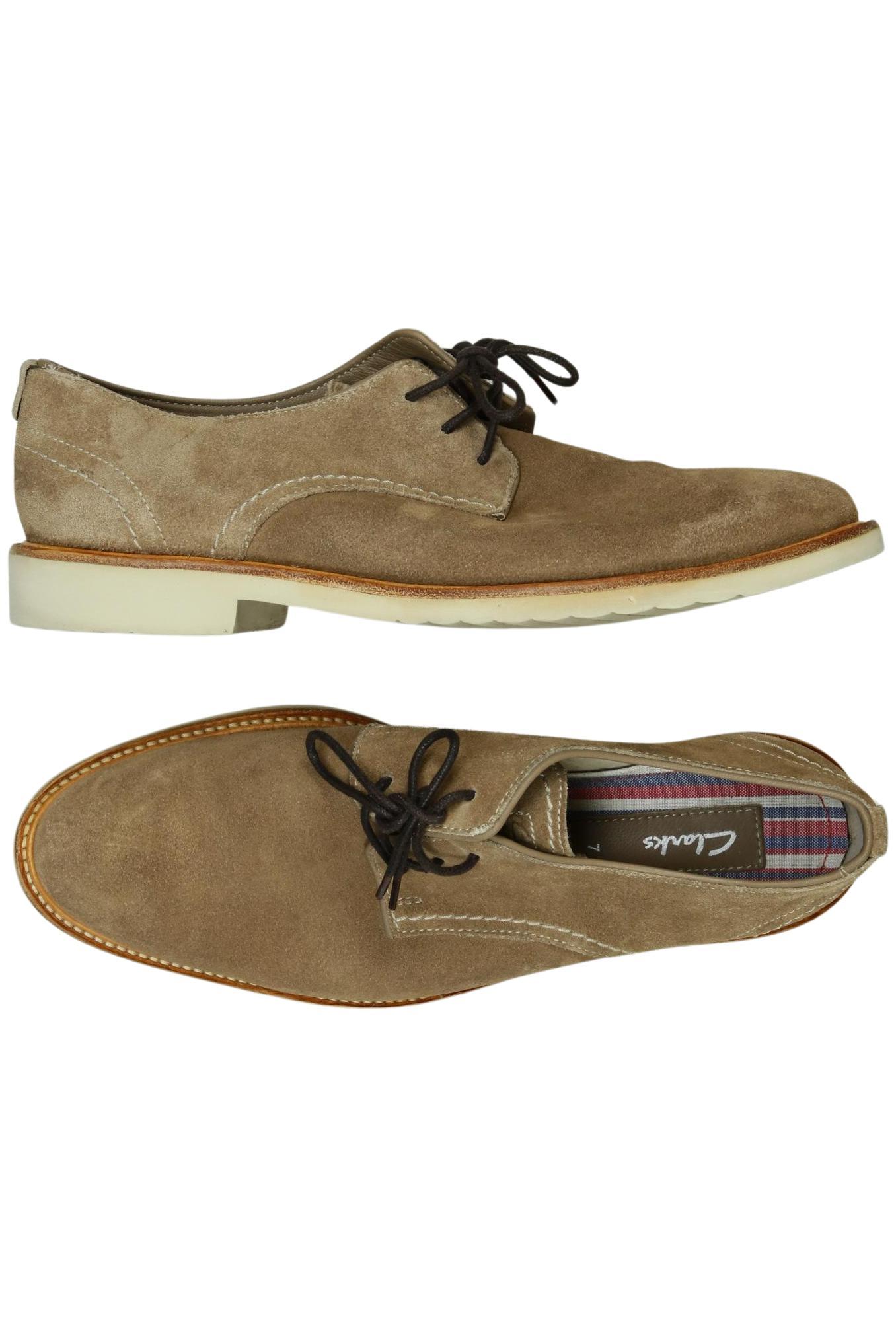 

Clarks Herren Halbschuh, beige, Gr. 7