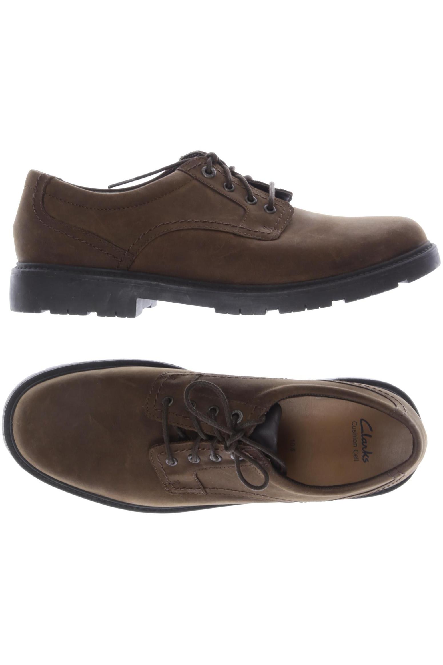 

Clarks Herren Halbschuh, braun, Gr. 10.5