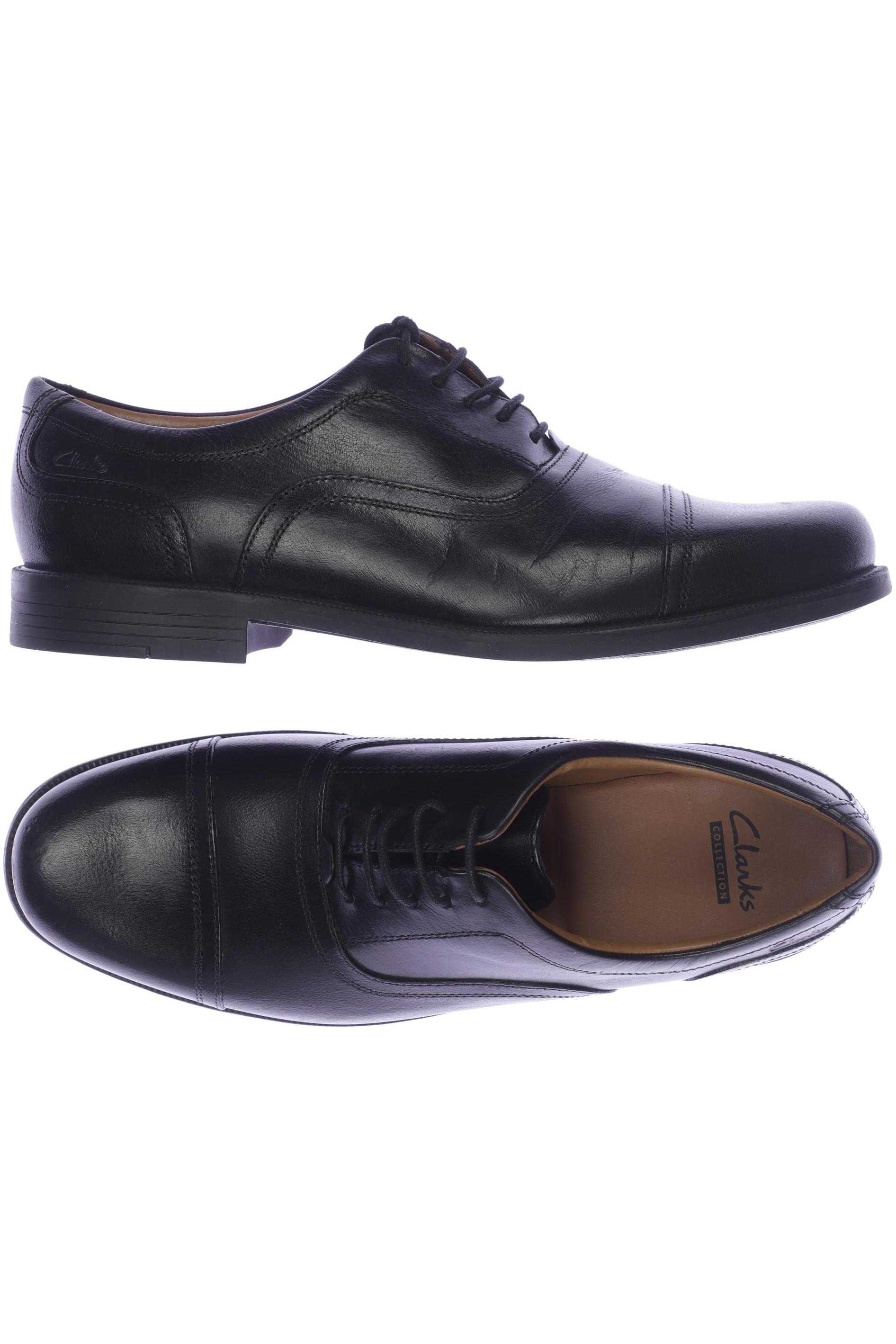 

Clarks Herren Halbschuh, schwarz, Gr. 43