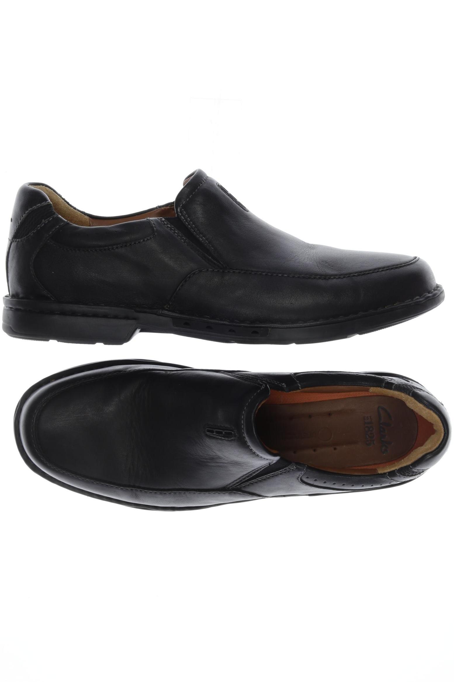 

Clarks Herren Halbschuh, schwarz, Gr. 10