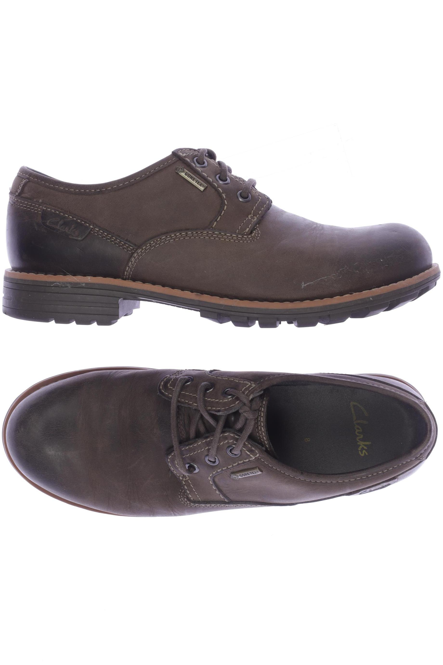 

Clarks Herren Halbschuh, braun, Gr. 8