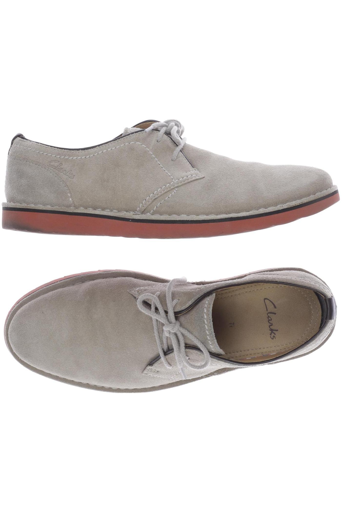 

Clarks Herren Halbschuh, beige, Gr. 7.5