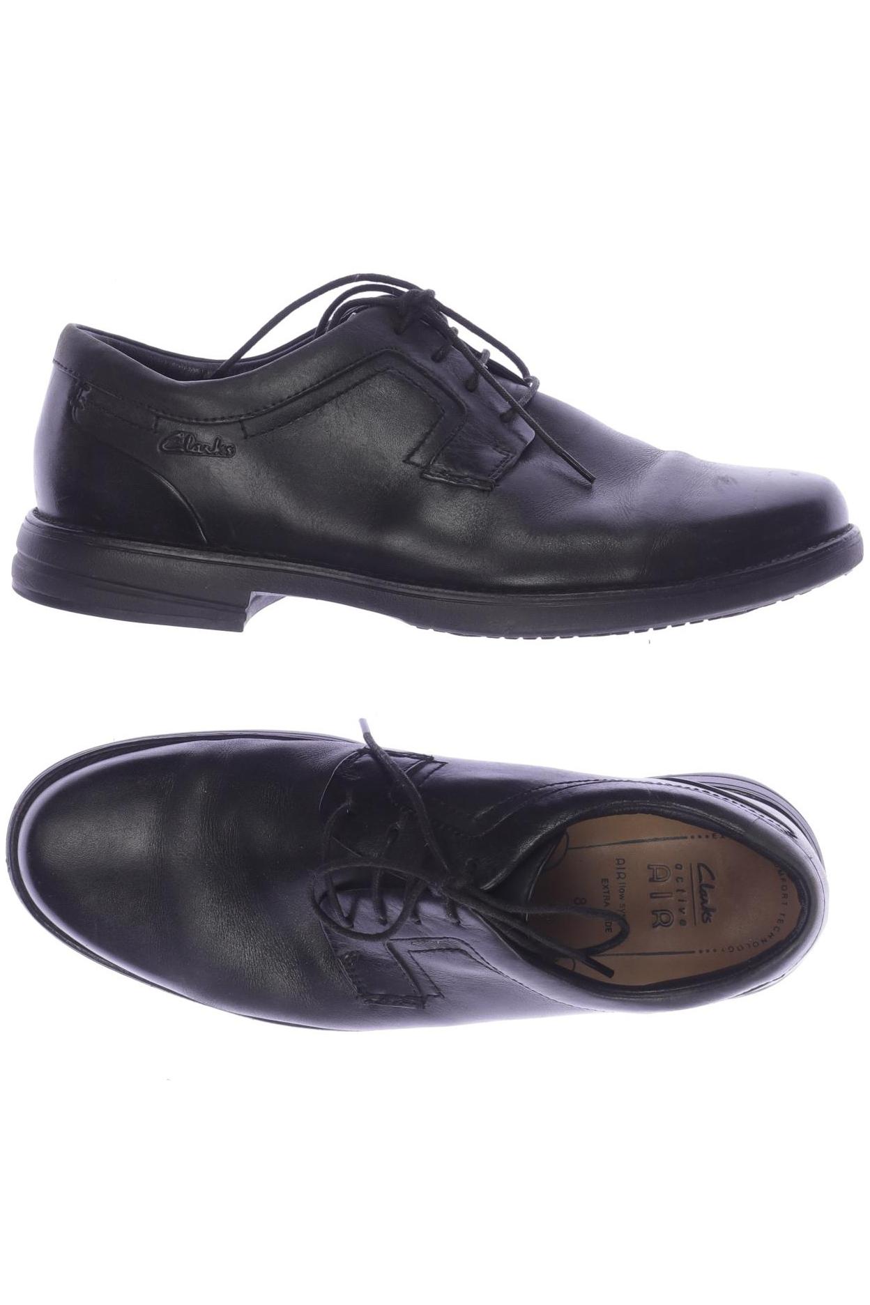 

Clarks Herren Halbschuh, schwarz, Gr. 8