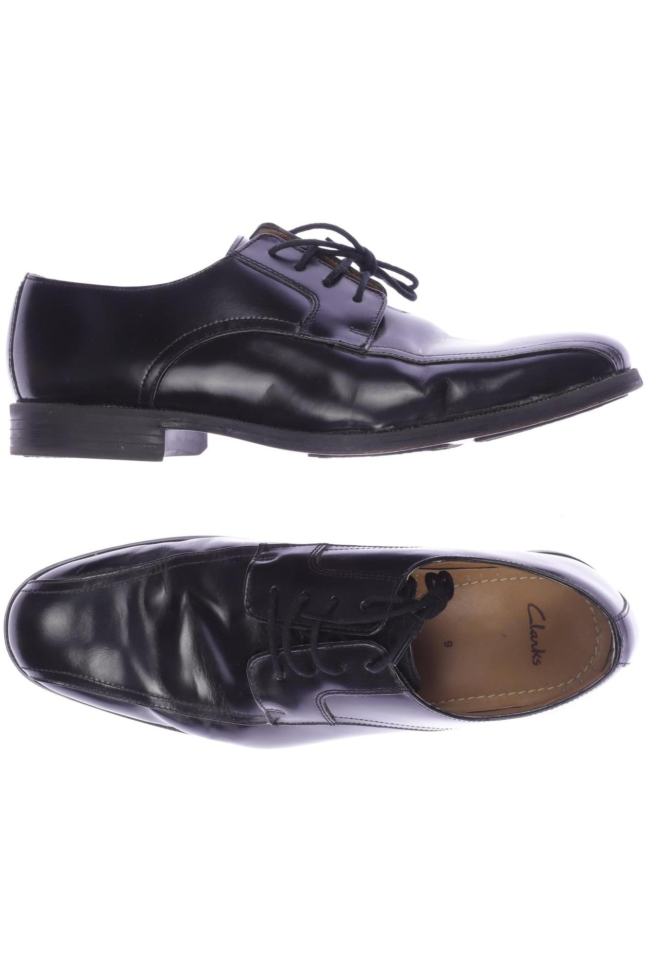 

Clarks Herren Halbschuh, schwarz, Gr. 9