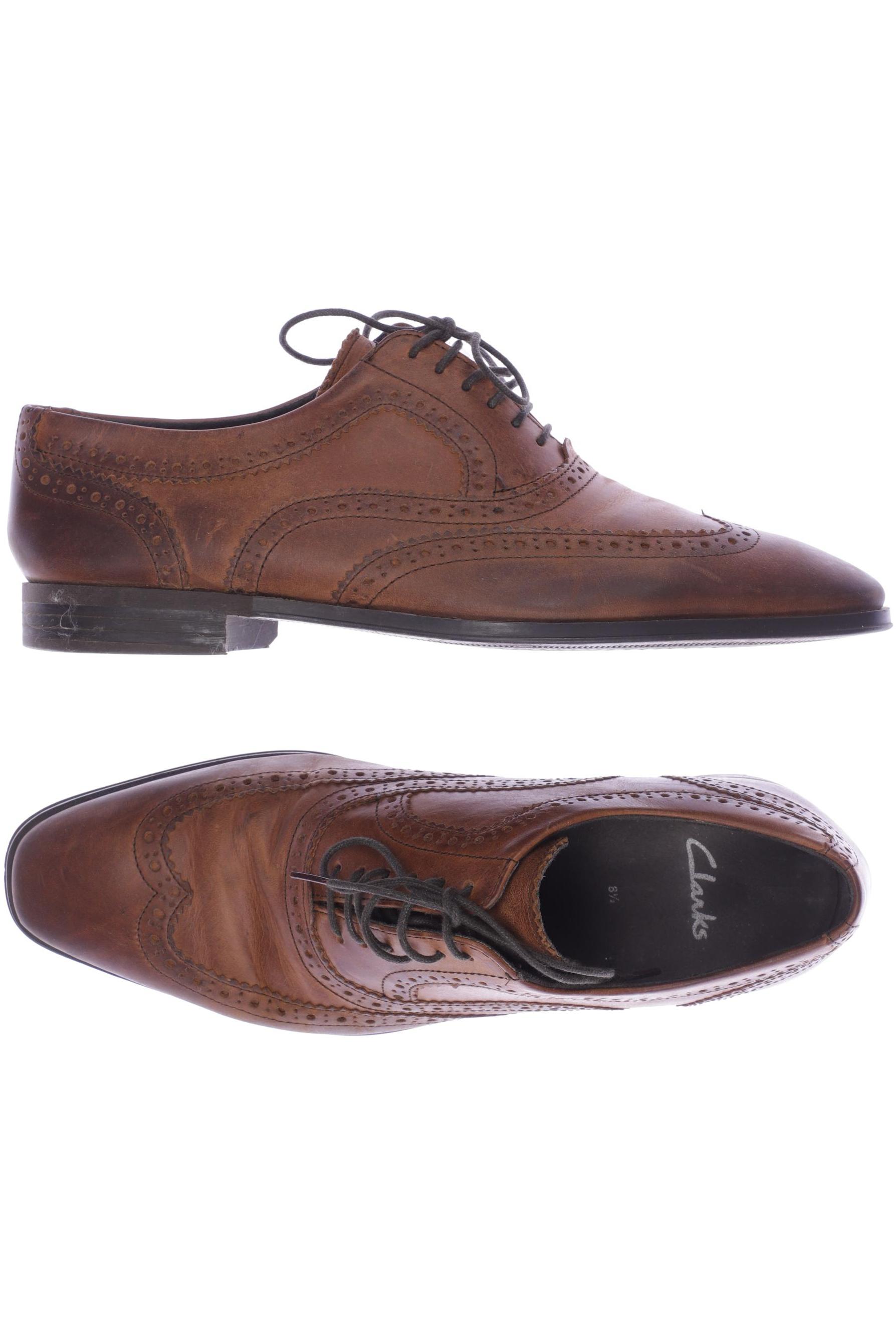 

Clarks Herren Halbschuh, braun, Gr. 8.5