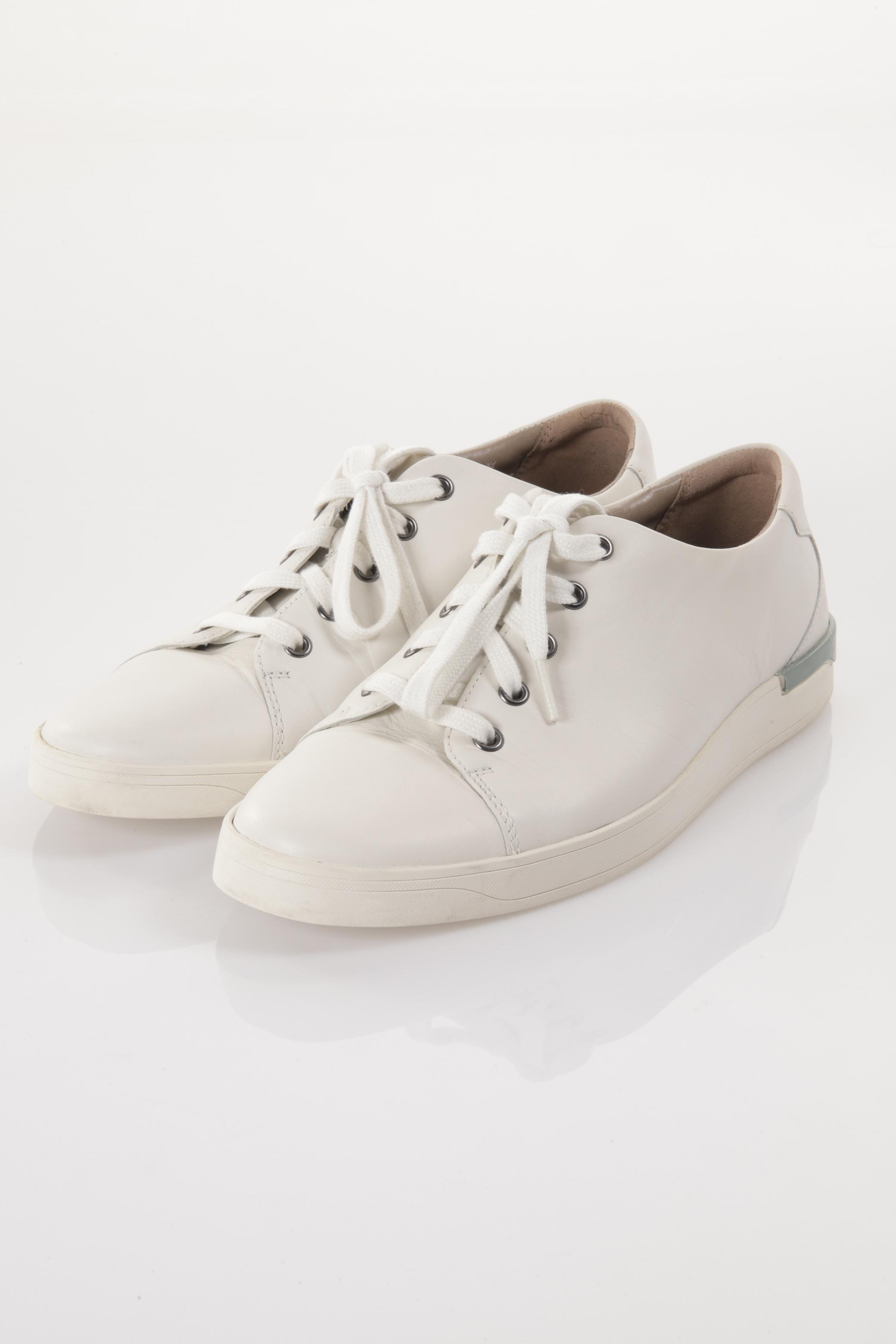 

Clarks Herren Halbschuh, weiß, Gr. 42