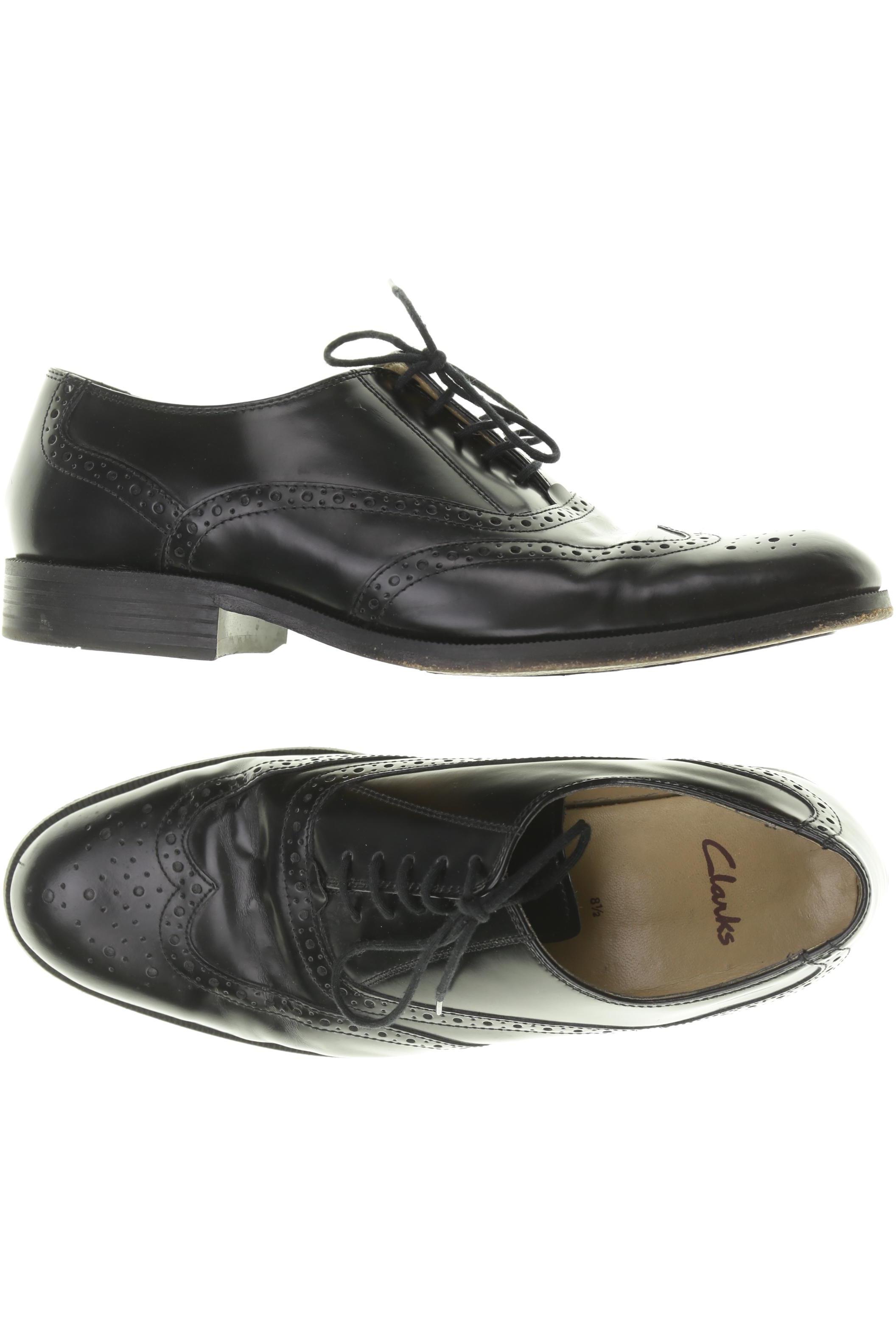 

Clarks Herren Halbschuh, schwarz, Gr. 8.5