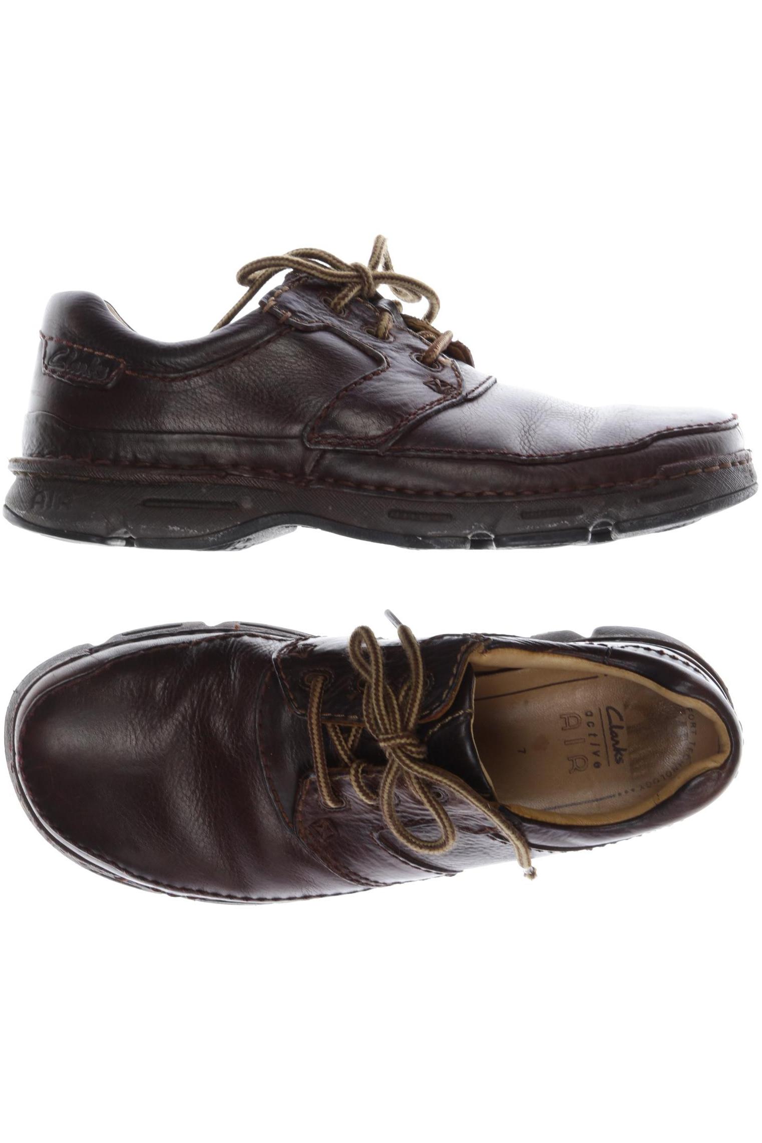 

Clarks Herren Halbschuh, braun, Gr. 7