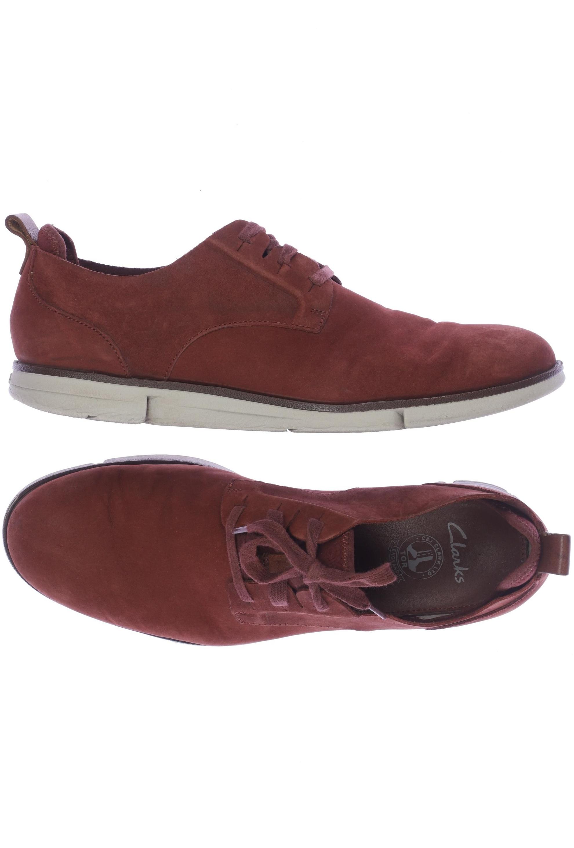 

Clarks Herren Halbschuh, bordeaux, Gr. 43