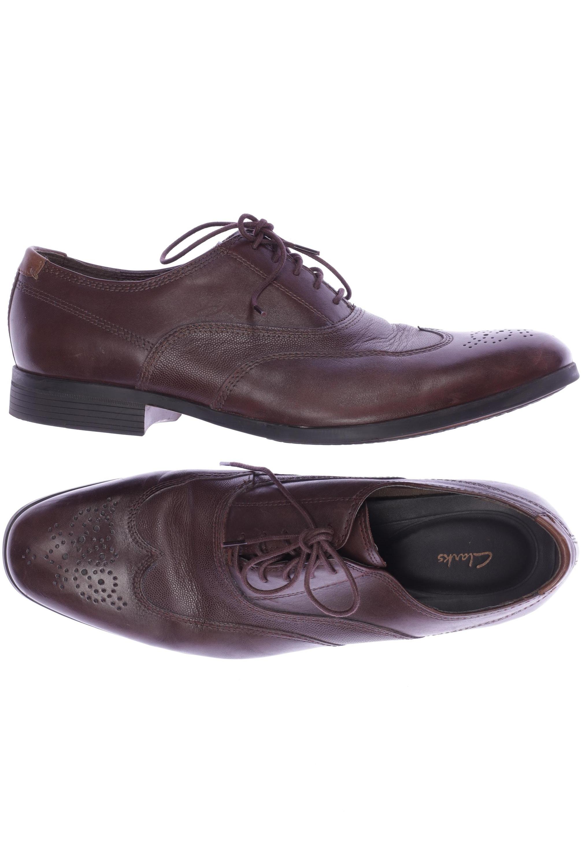 

Clarks Herren Halbschuh, braun, Gr. 45