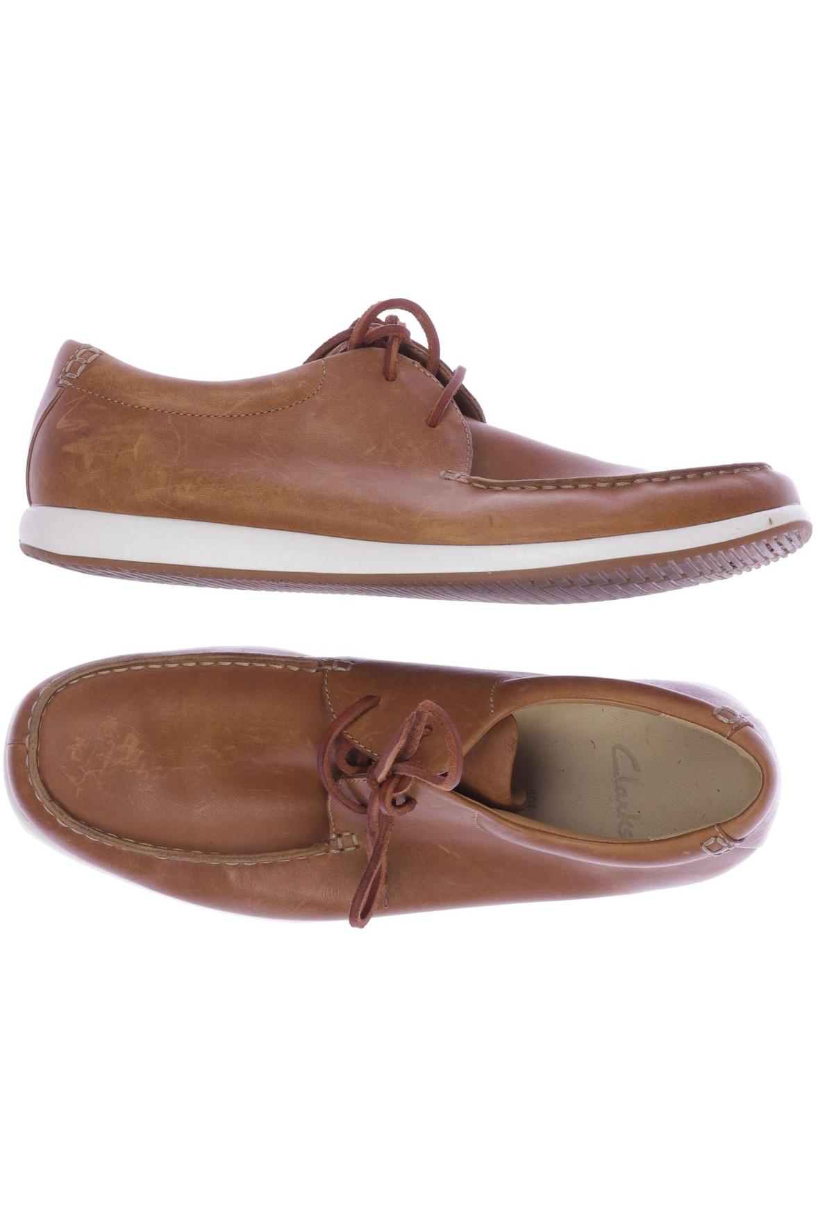 

Clarks Herren Halbschuh, braun, Gr. 10.5