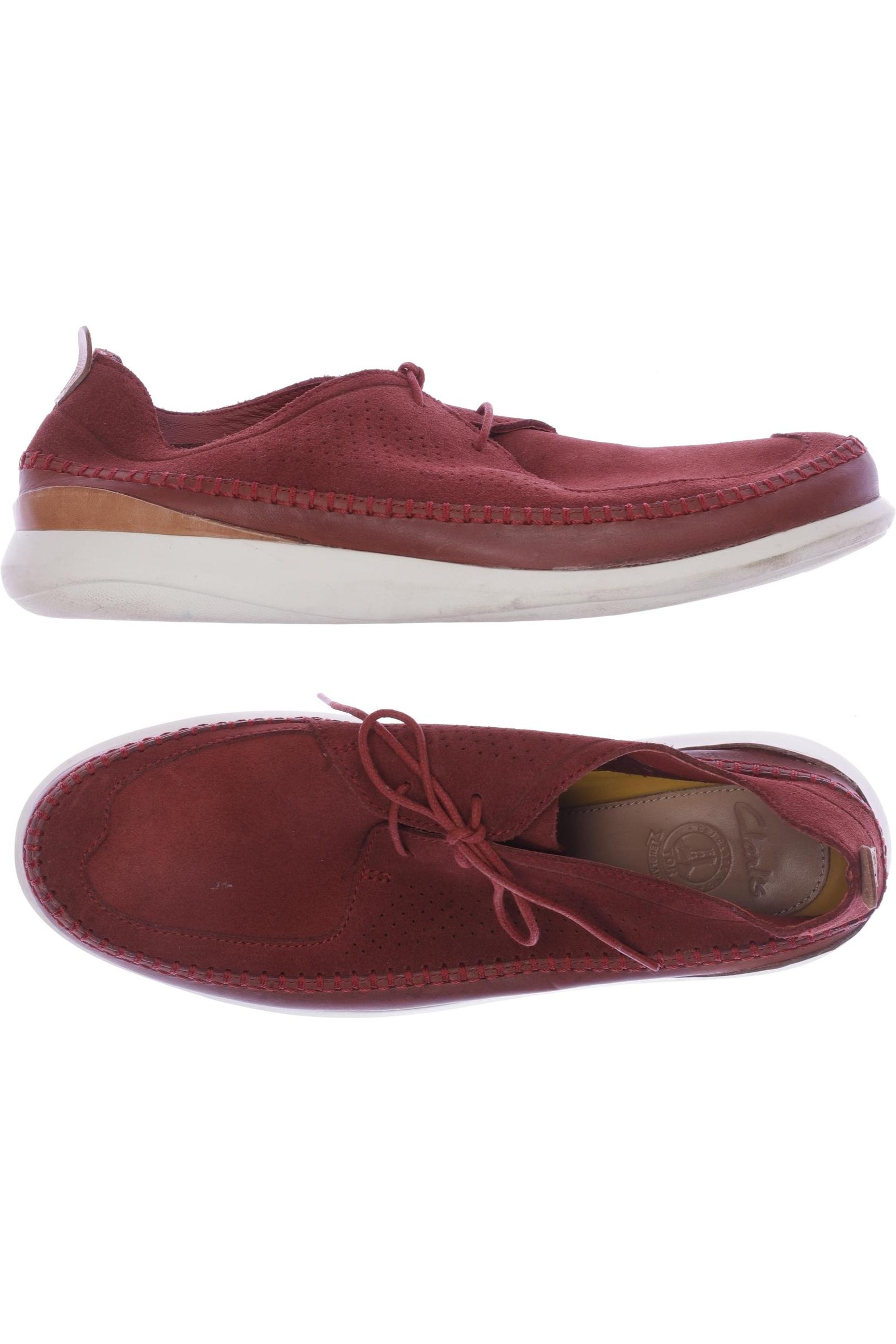 

Clarks Herren Halbschuh, rot, Gr. 45