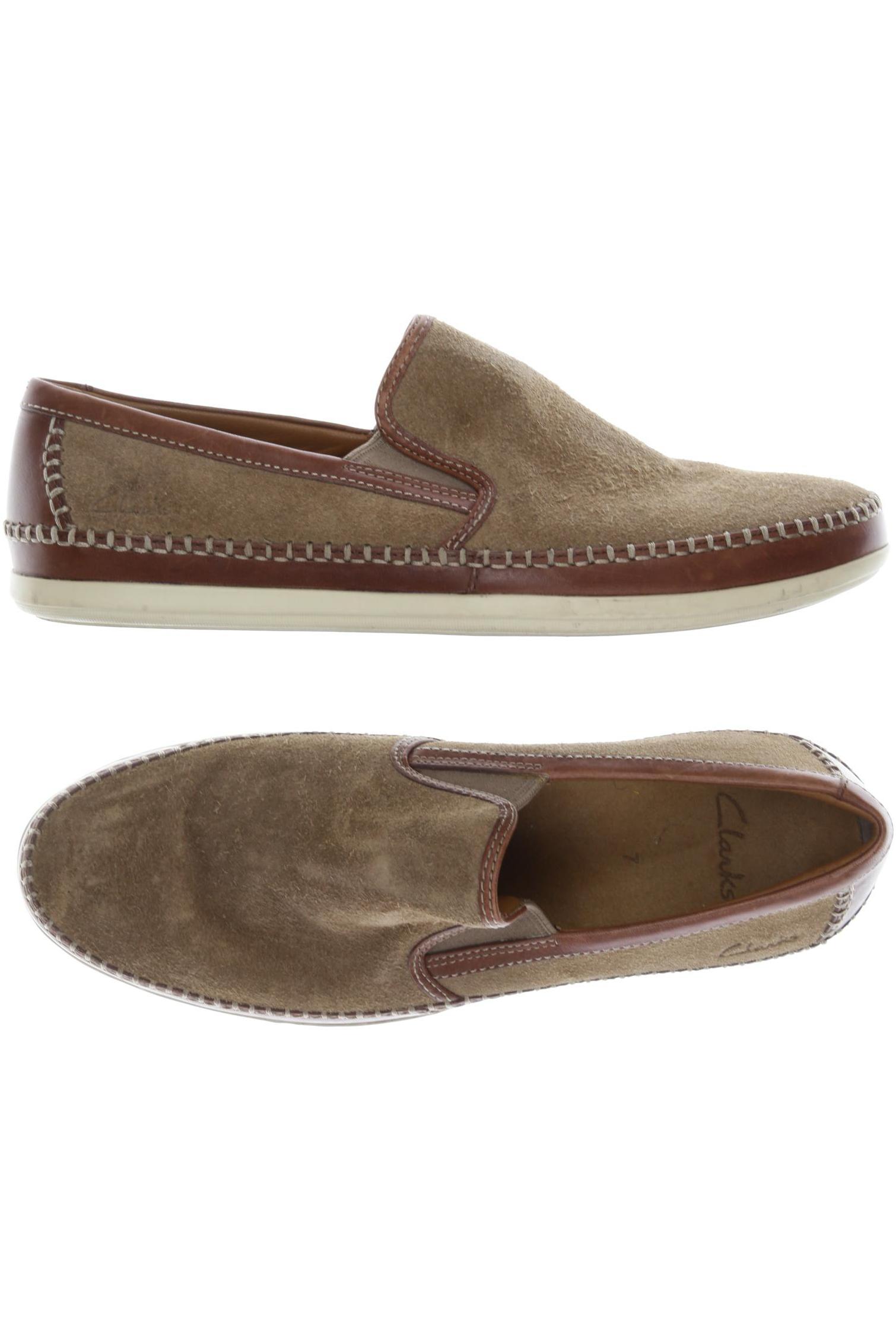 

Clarks Herren Halbschuh, braun, Gr. 7
