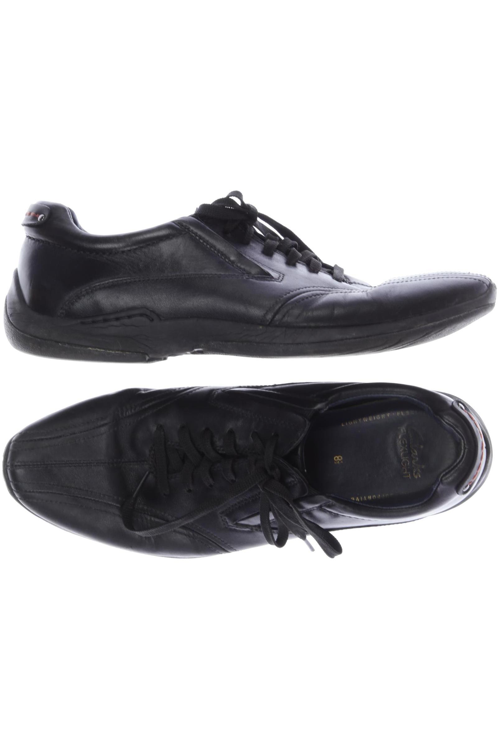 

Clarks Herren Halbschuh, schwarz, Gr. 8.5