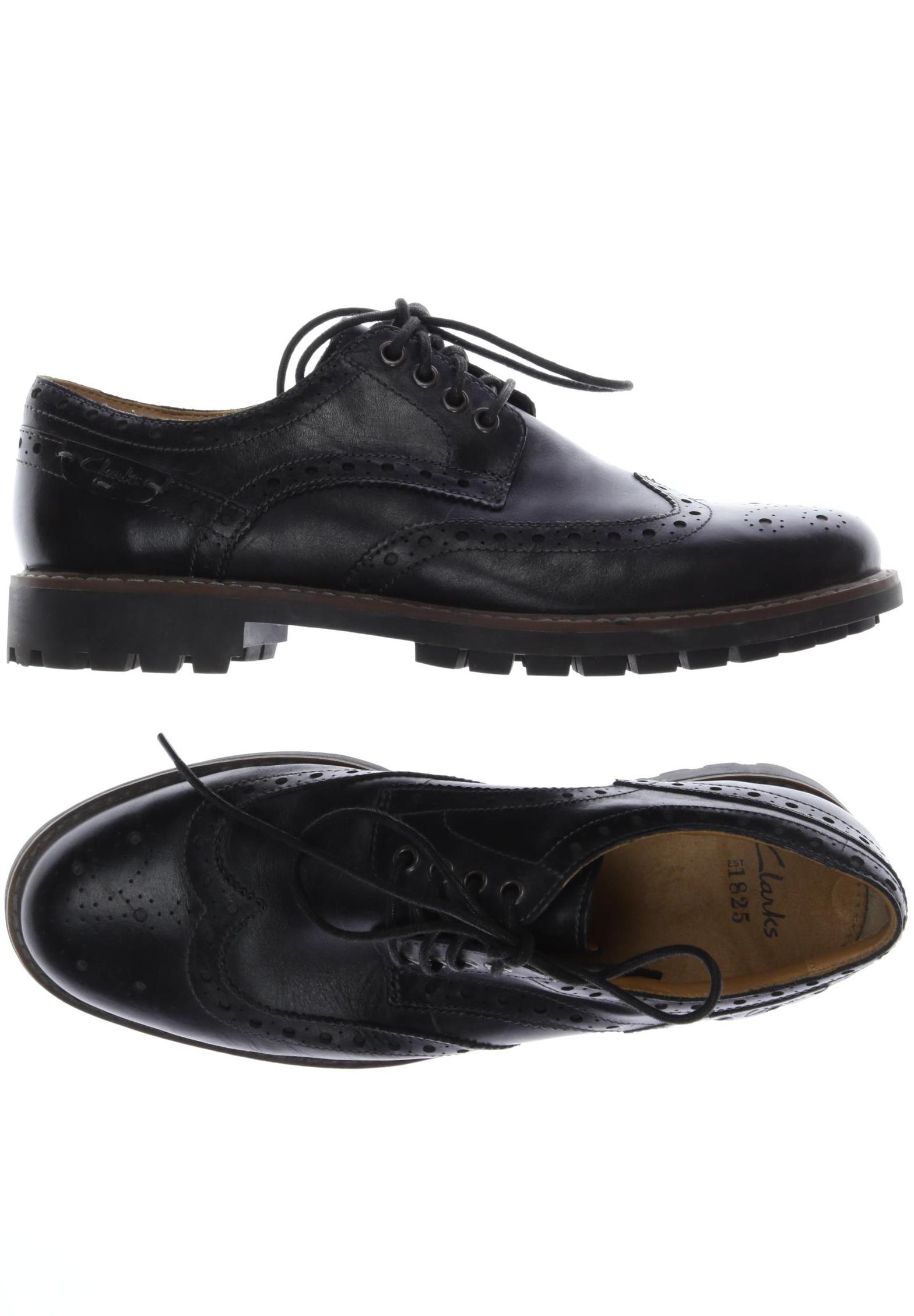 

Clarks Herren Halbschuh, schwarz, Gr. 43
