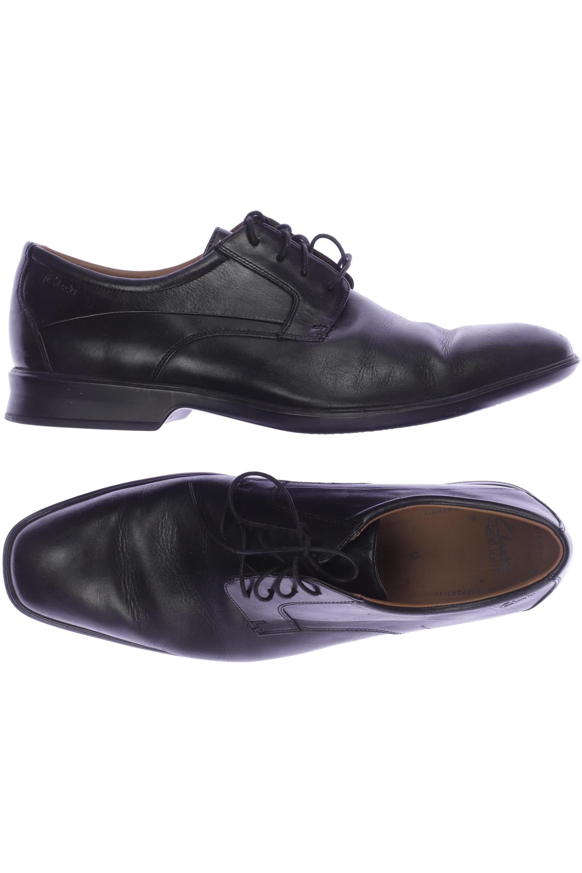 

Clarks Herren Halbschuh, schwarz, Gr. 12