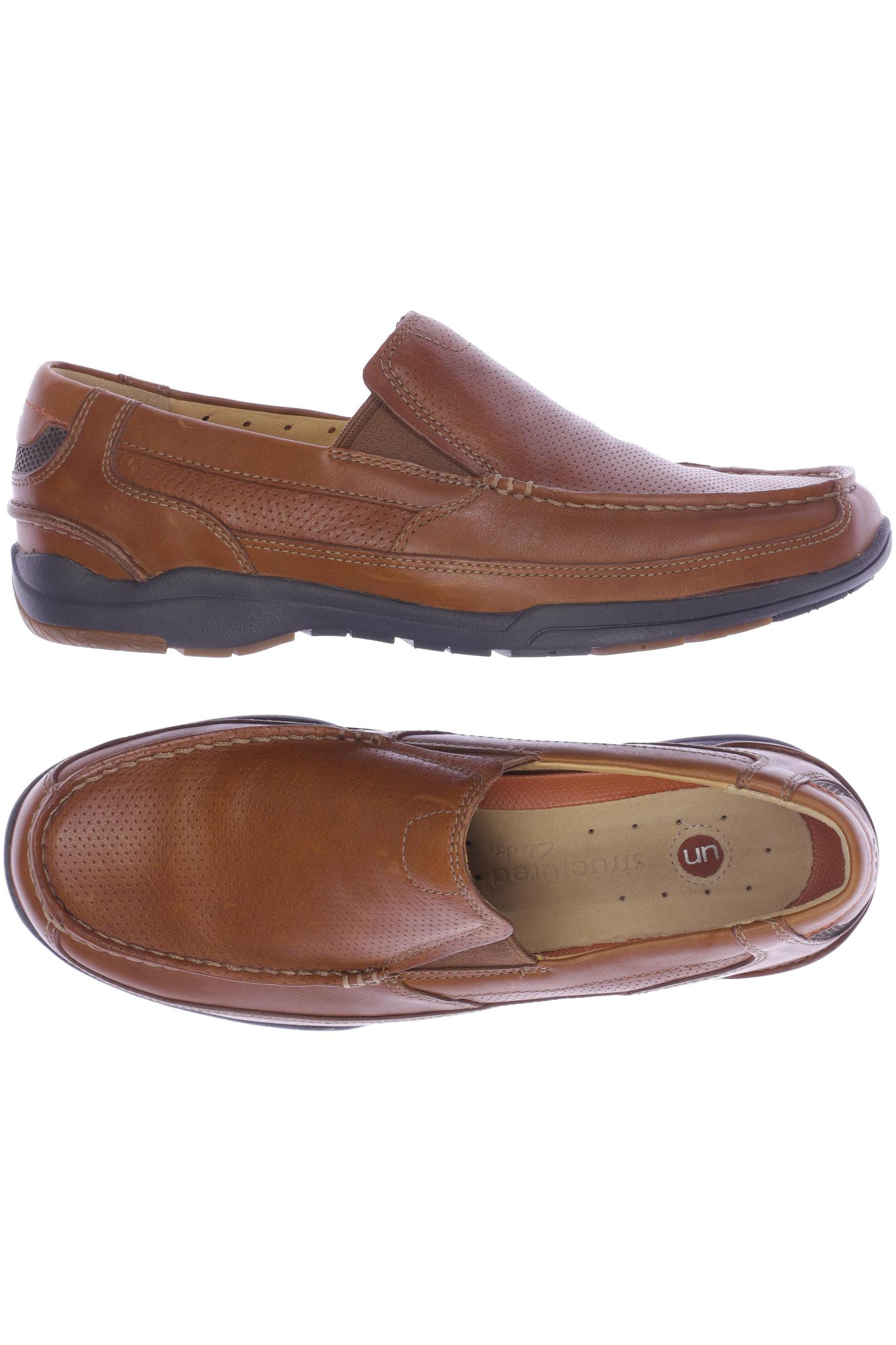 

Clarks Herren Halbschuh, orange, Gr. 7