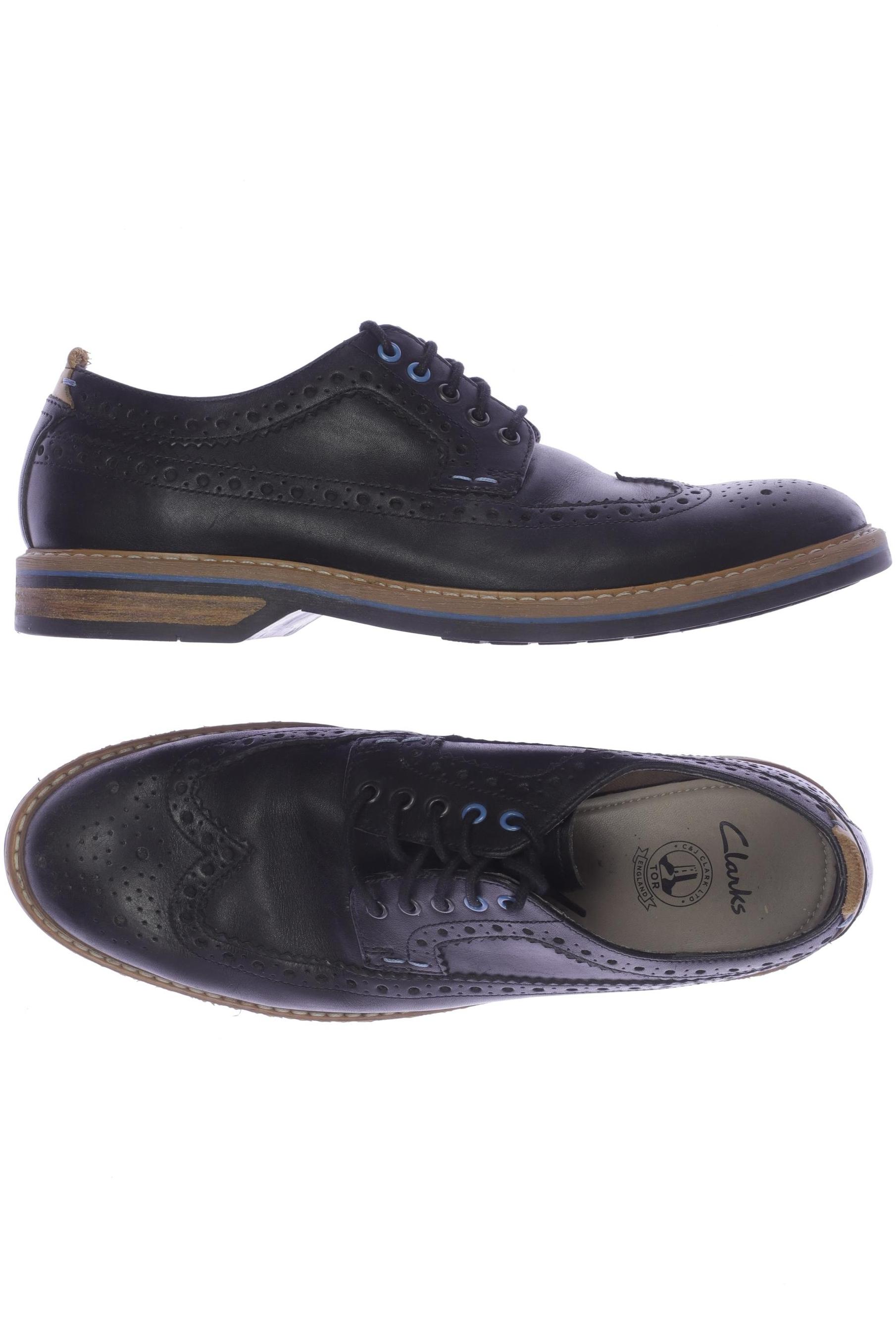 

Clarks Herren Halbschuh, schwarz, Gr. 45