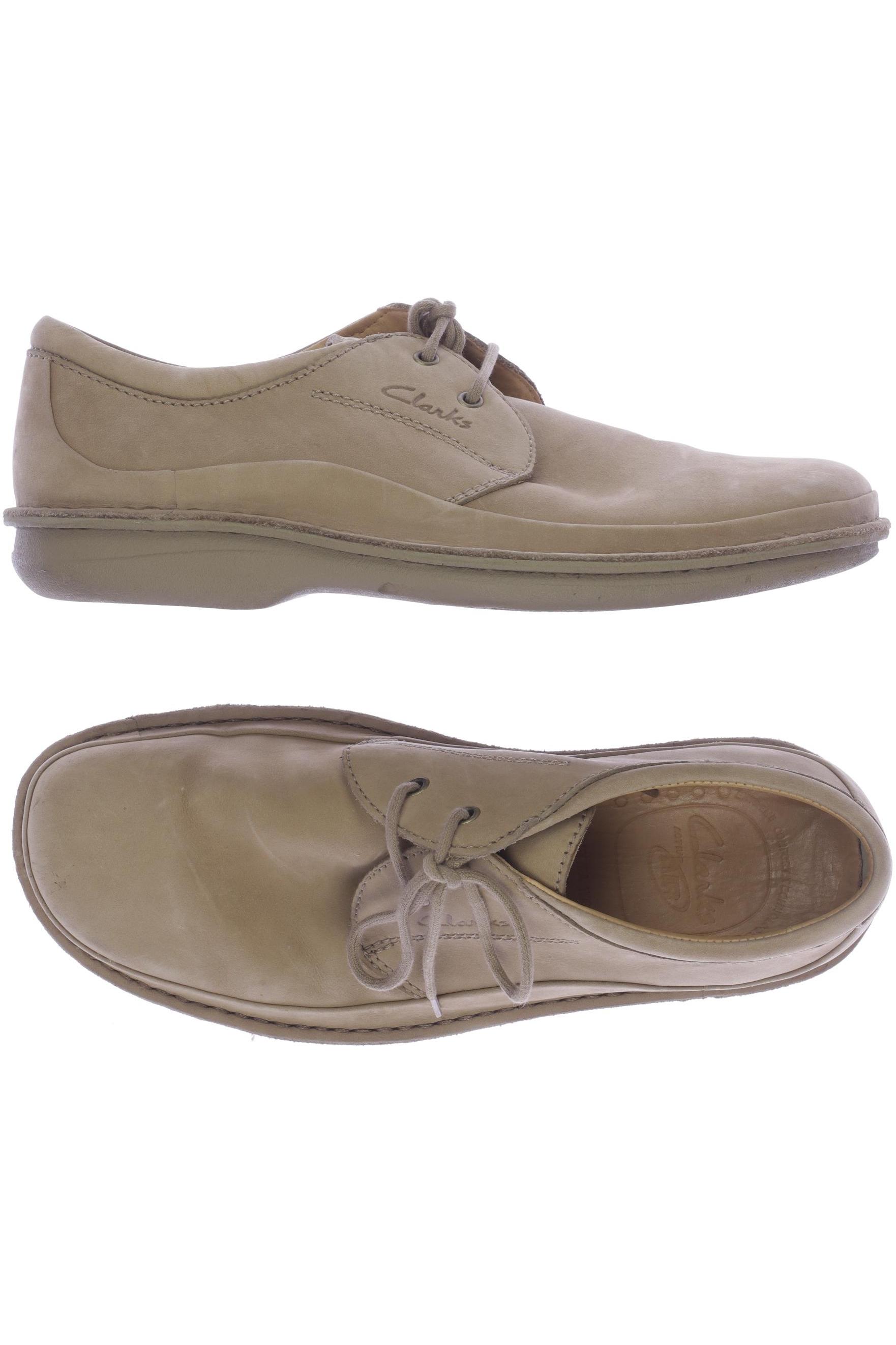 

Clarks Herren Halbschuh, beige, Gr. 8