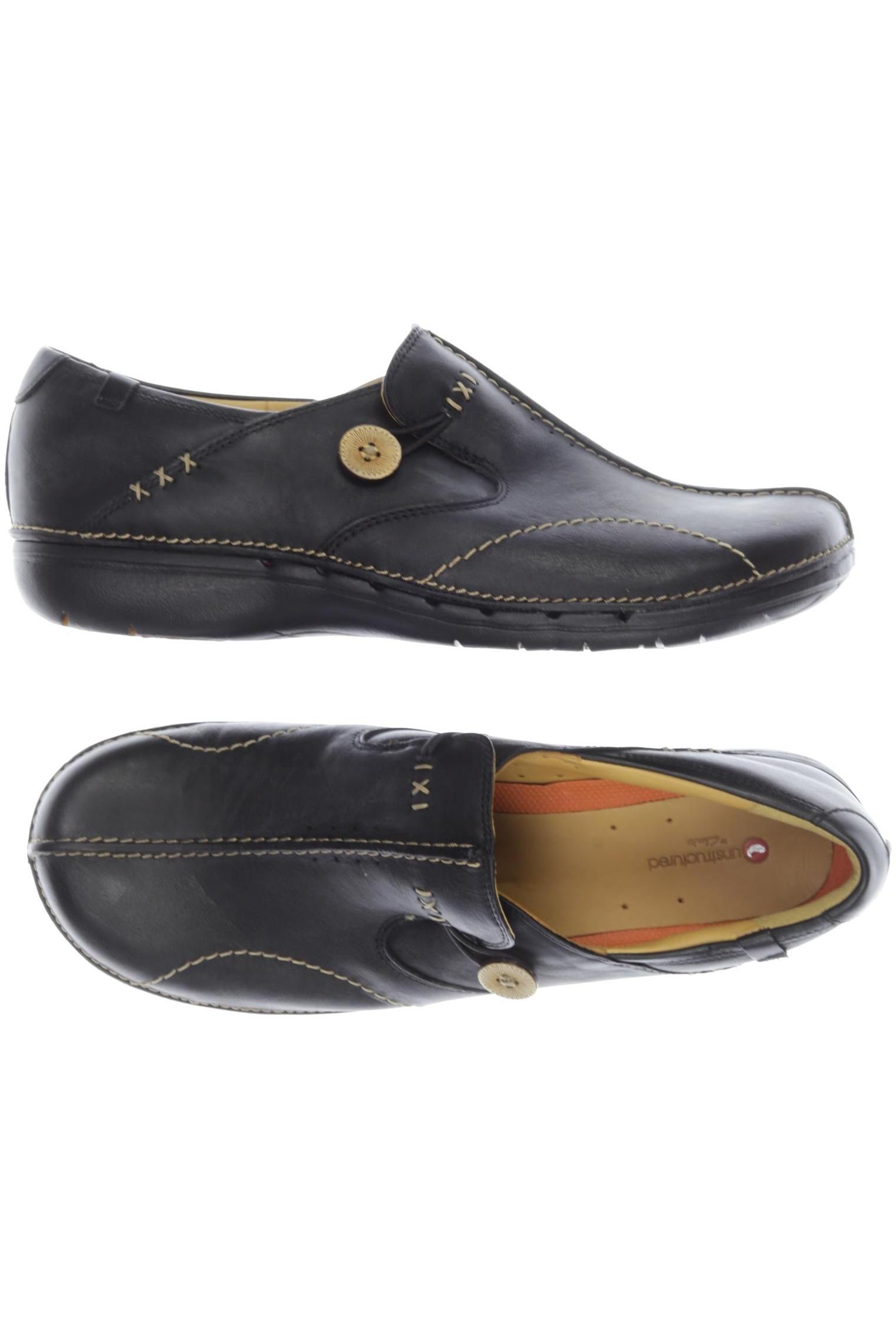 

Clarks Herren Halbschuh, schwarz, Gr. 42