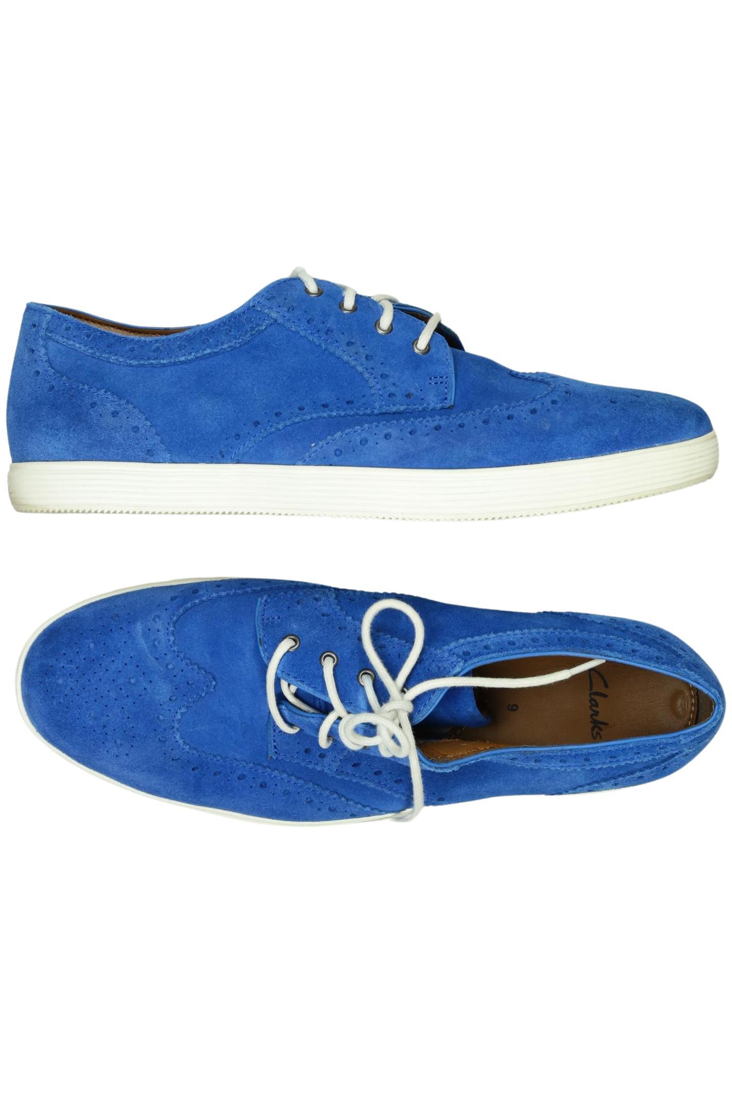 

Clarks Herren Halbschuh, blau, Gr. 9