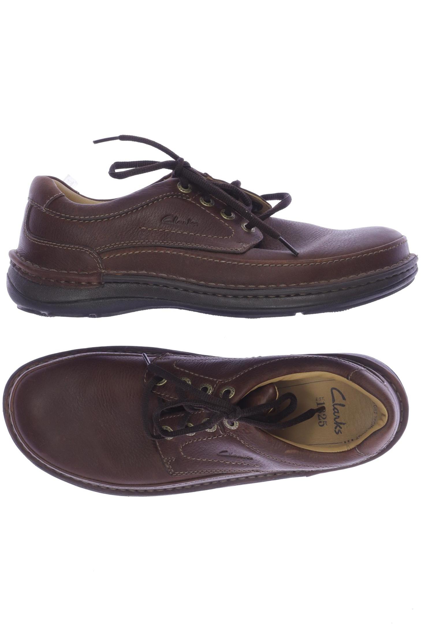 

Clarks Herren Halbschuh, braun, Gr. 42
