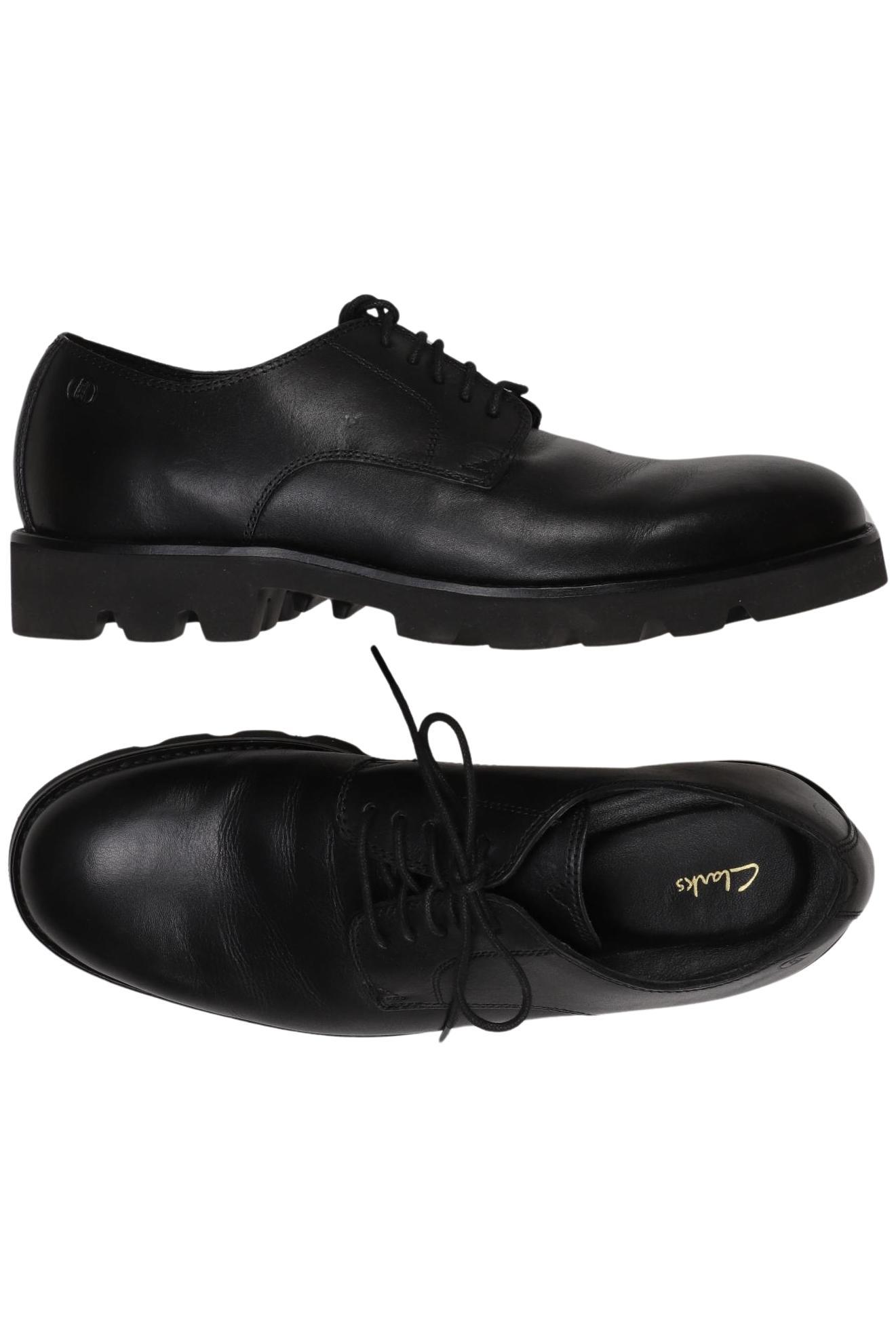 

Clarks Herren Halbschuh, schwarz, Gr. 43