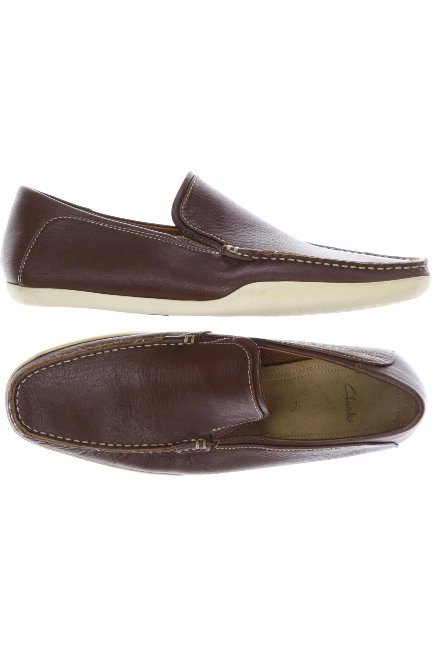 

Clarks Herren Halbschuh, braun, Gr. 7.5