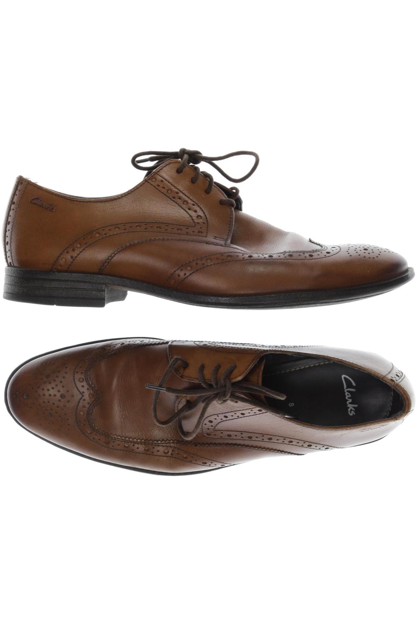 

Clarks Herren Halbschuh, braun, Gr. 42