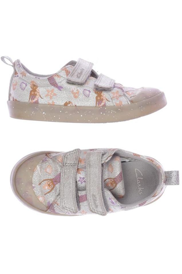 

Clarks Damen Kinderschuhe, silber, Gr. 25