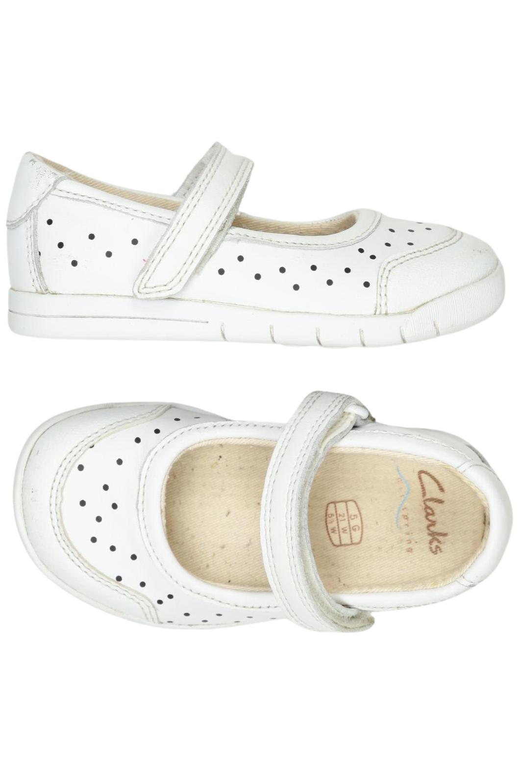 

Clarks Damen Kinderschuhe, weiß, Gr. 21