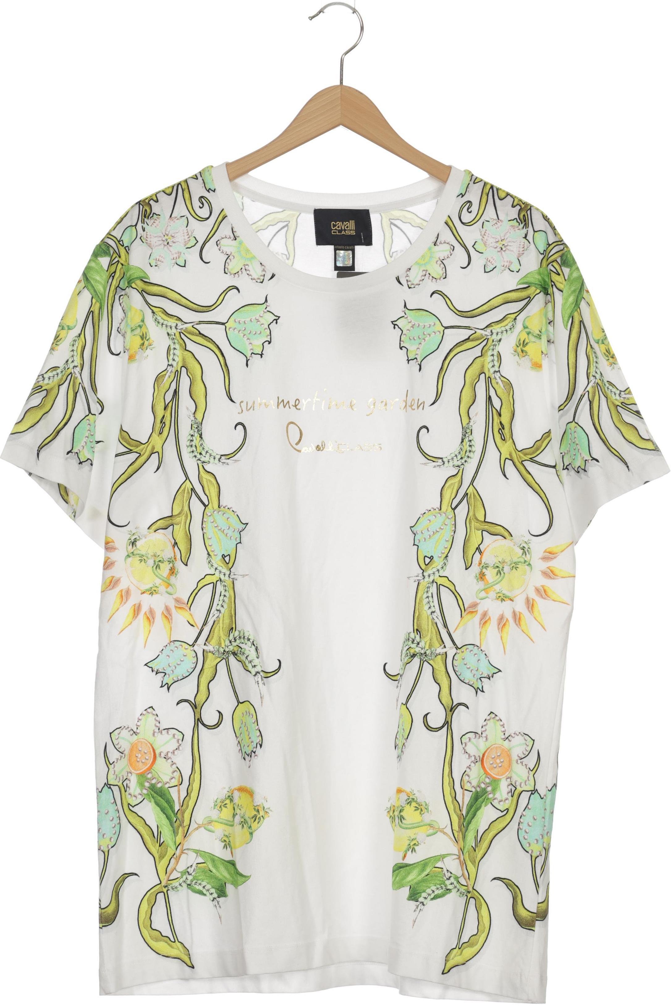 

Class Roberto Cavalli Damen T-Shirt, weiß, Gr.