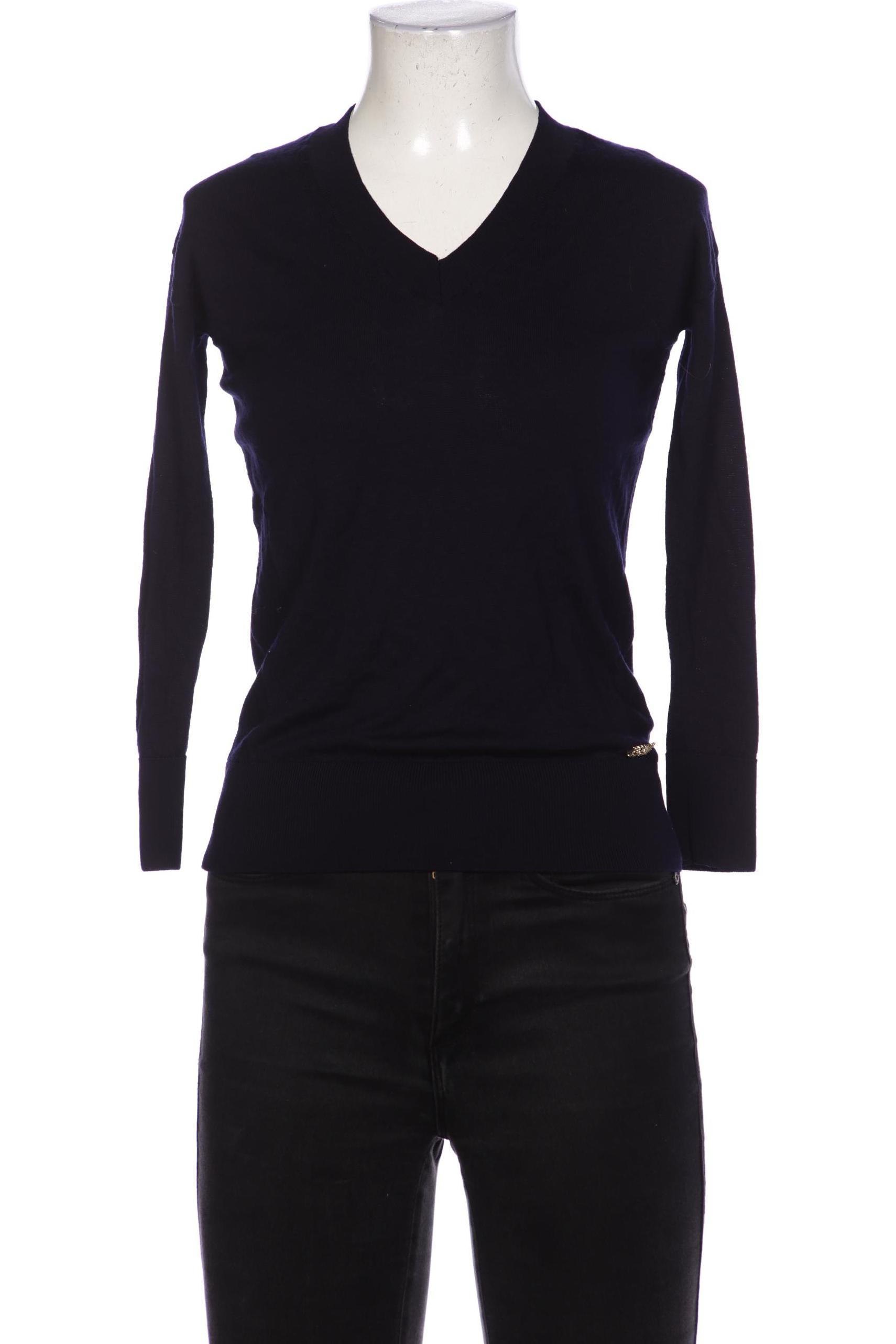 

Class Roberto Cavalli Damen Pullover, marineblau, Gr. 34