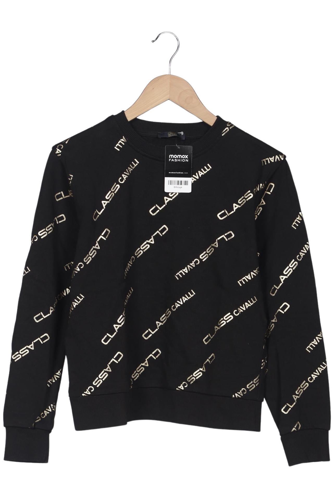 

Class Roberto Cavalli Damen Sweatshirt, schwarz, Gr. 42