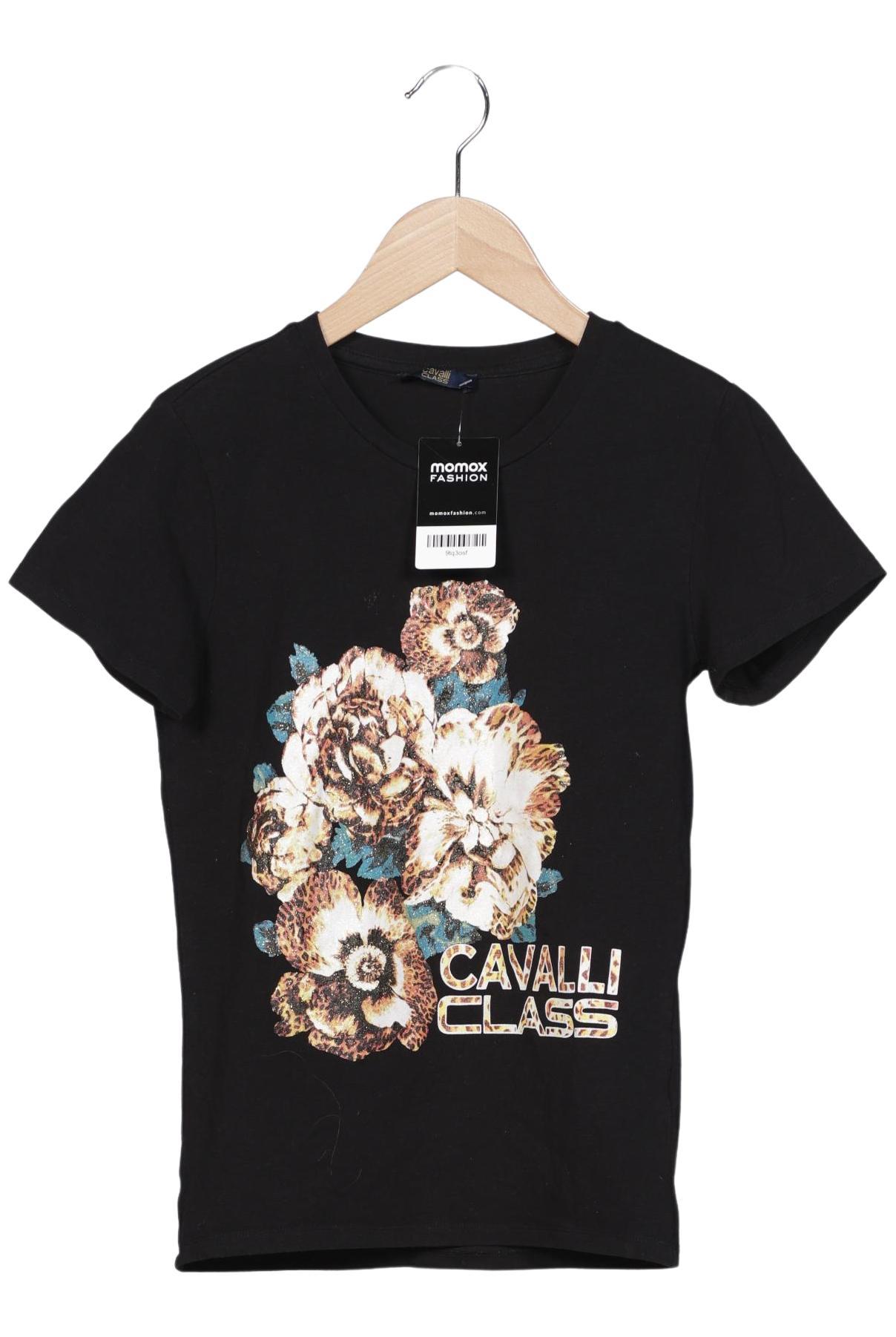 

Class Roberto Cavalli Damen T-Shirt, schwarz, Gr. 36