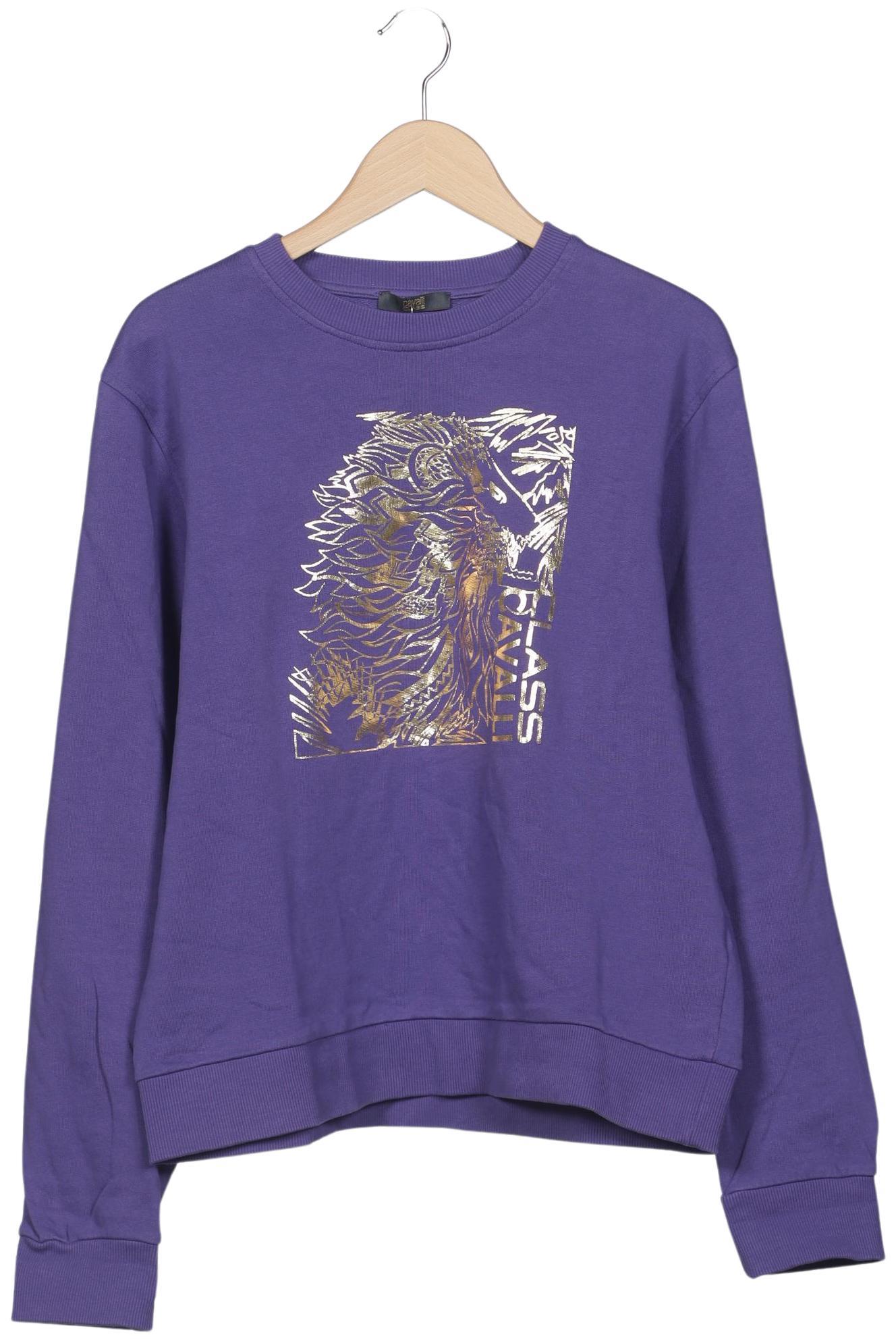 

Class Roberto Cavalli Damen Sweatshirt, flieder, Gr. 48