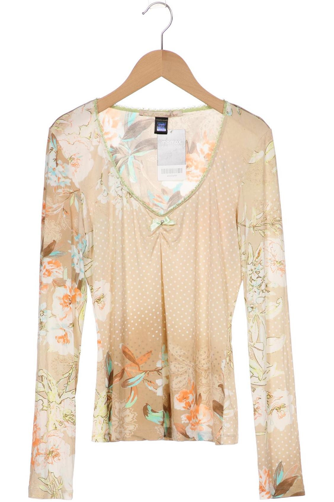 

Class Roberto Cavalli Damen Langarmshirt, cremeweiß, Gr. 46