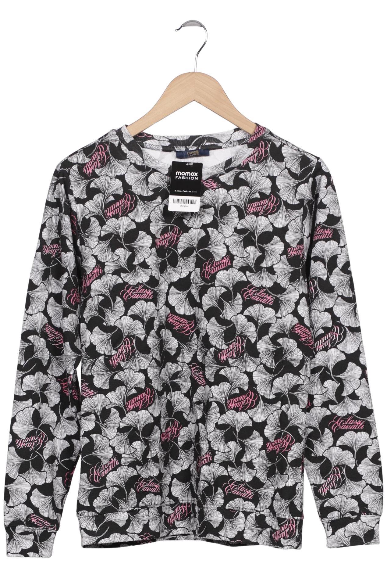 

Class Roberto Cavalli Damen Sweatshirt, schwarz, Gr. 42