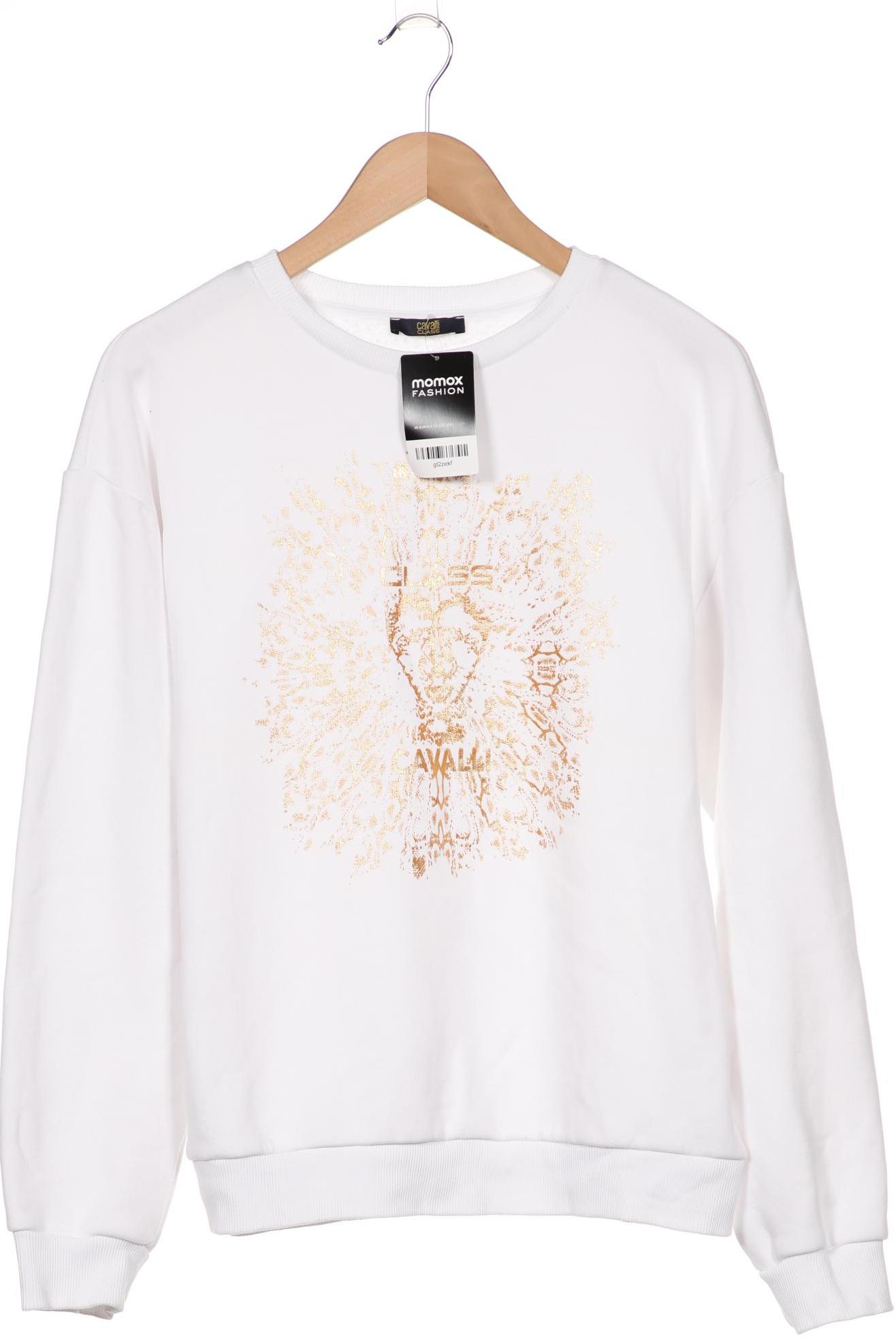 

Class Roberto Cavalli Damen Sweatshirt, weiß