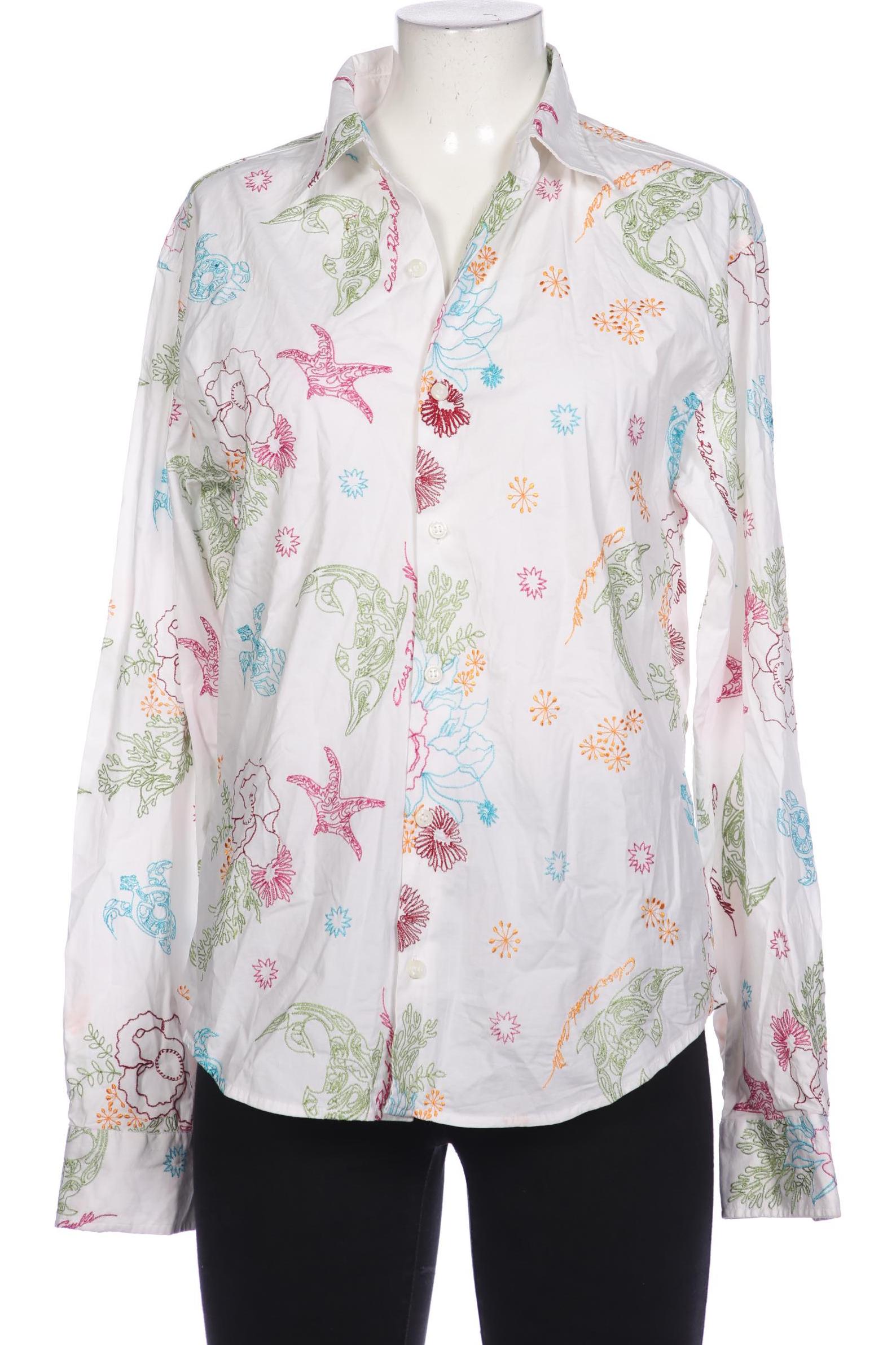 

Class Roberto Cavalli Damen Bluse, weiß, Gr. 44