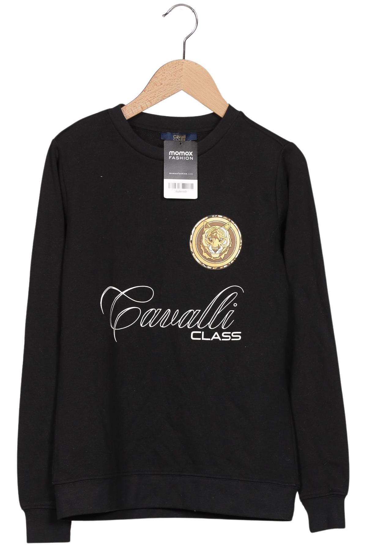 

Class Roberto Cavalli Damen Sweatshirt, schwarz, Gr. 34