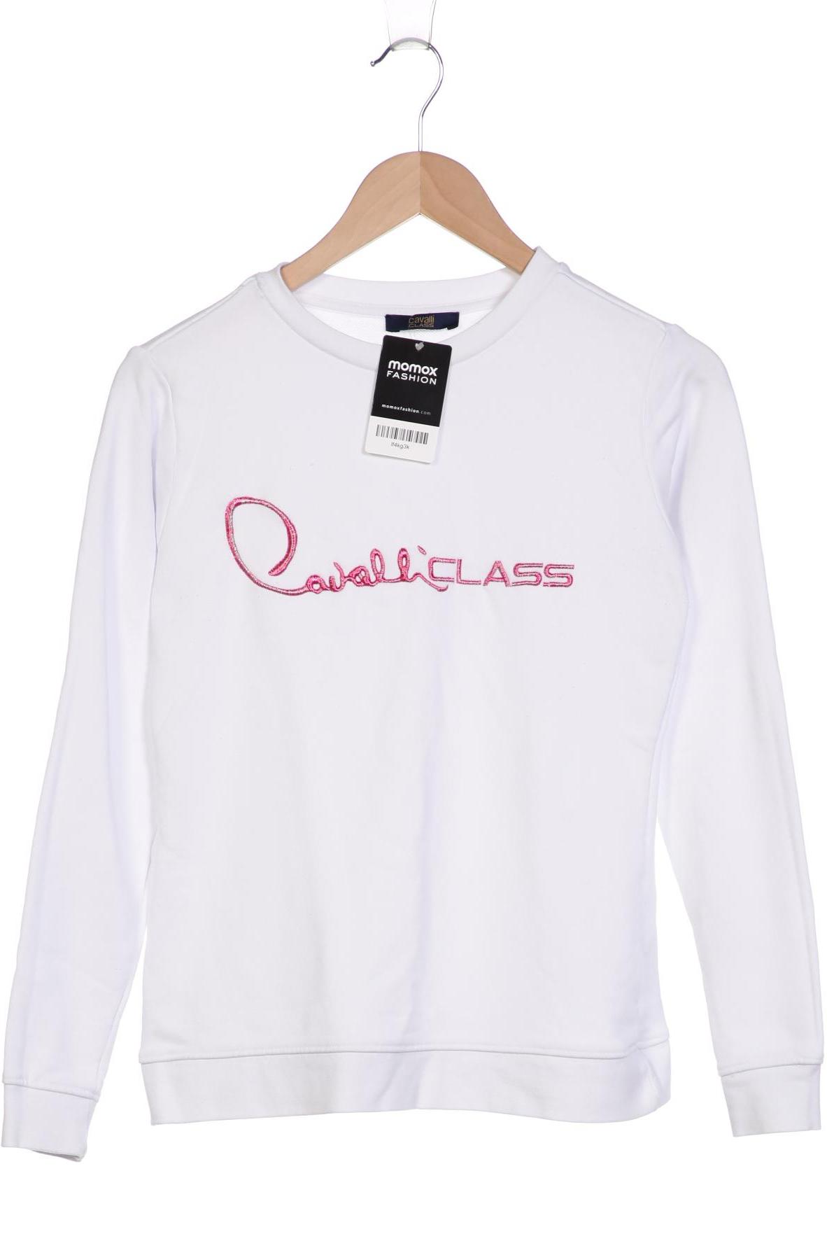 

Class Roberto Cavalli Damen Sweatshirt, weiß, Gr. 36