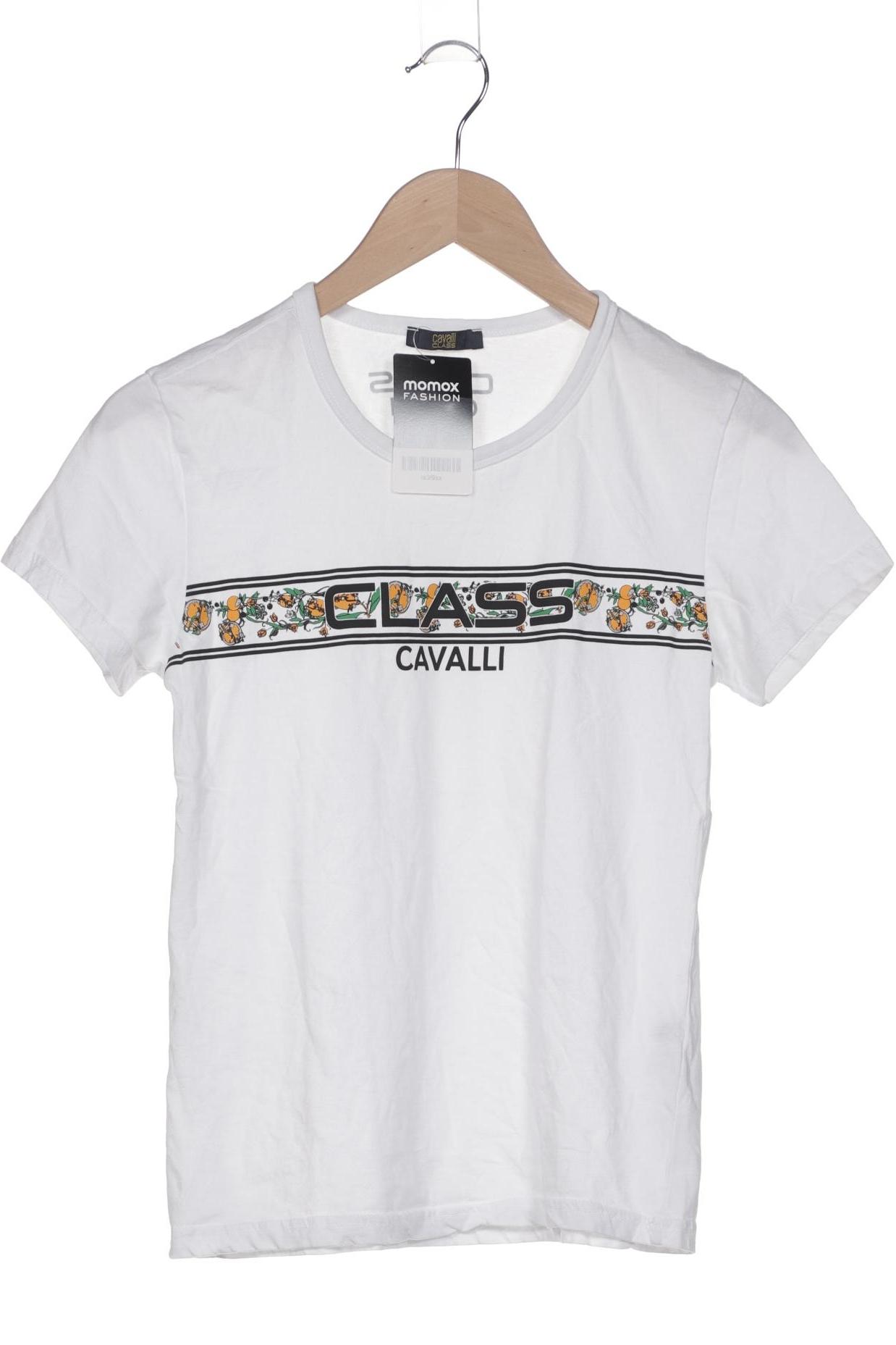 

Class Roberto Cavalli Damen T-Shirt, weiß, Gr. 36