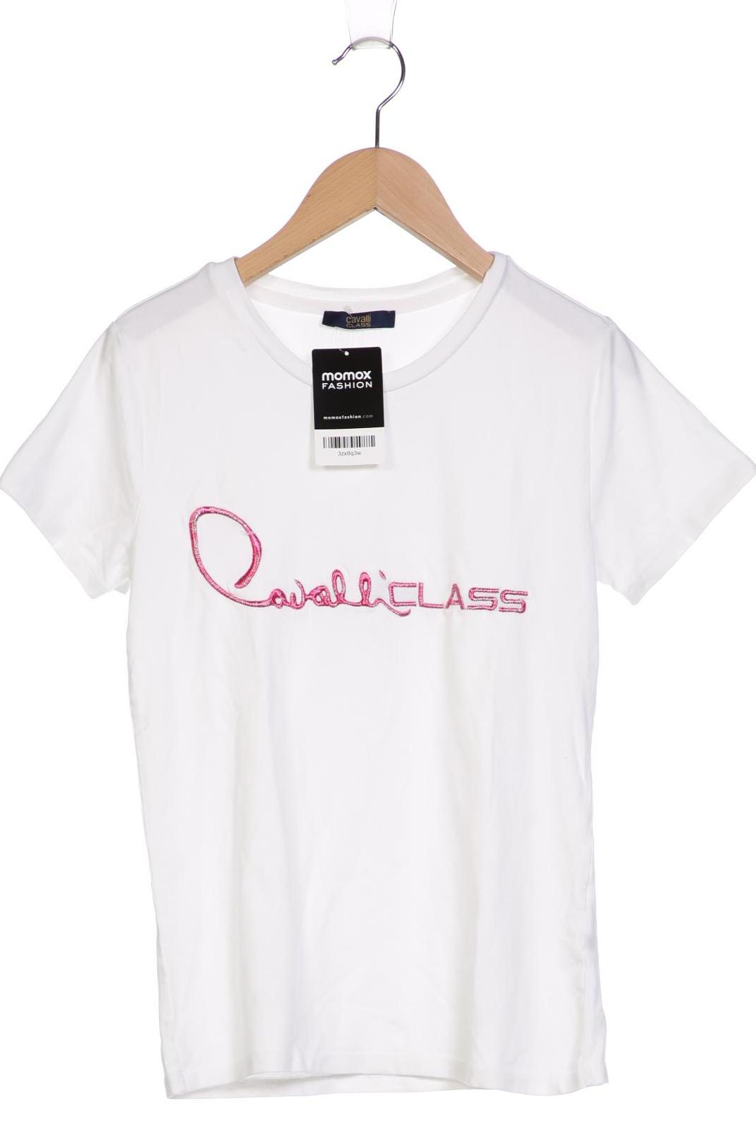 

Class Roberto Cavalli Damen T-Shirt, weiß, Gr. 36