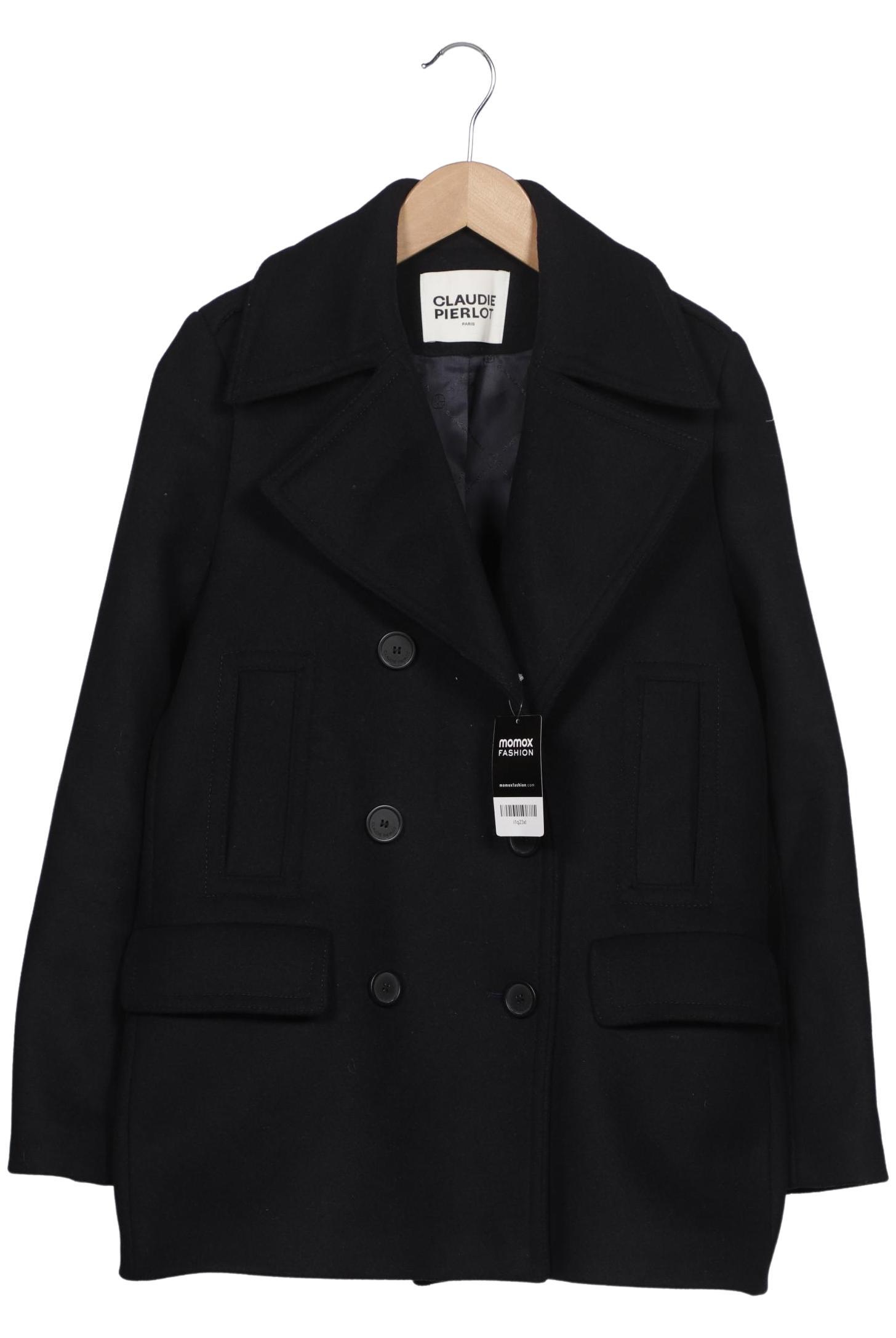 

Claudie Pierlot Damen Mantel, schwarz, Gr. 36