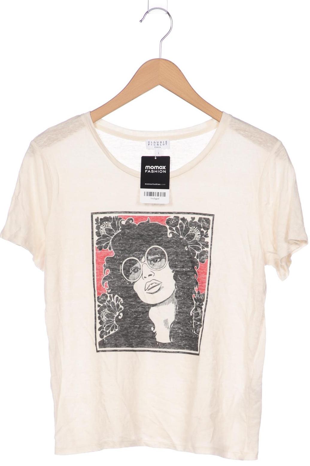 

Claudie Pierlot Damen T-Shirt, cremeweiß, Gr. 36