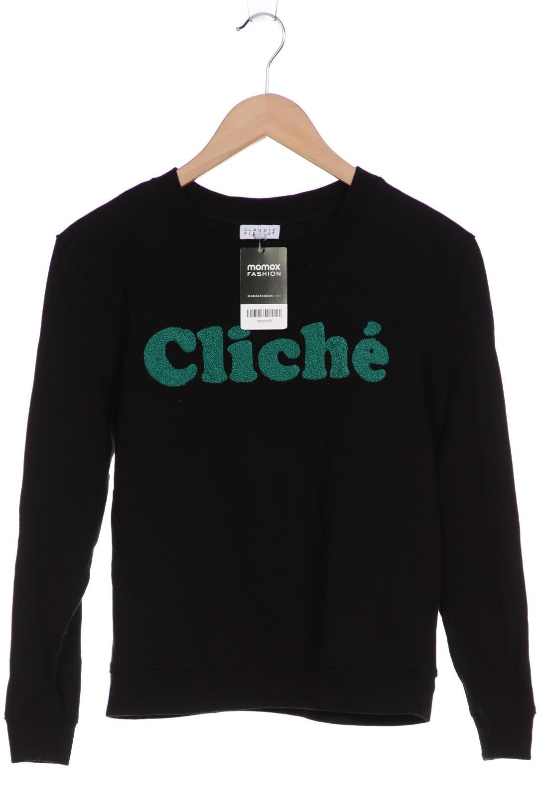 

Claudie Pierlot Damen Sweatshirt, schwarz, Gr. 38