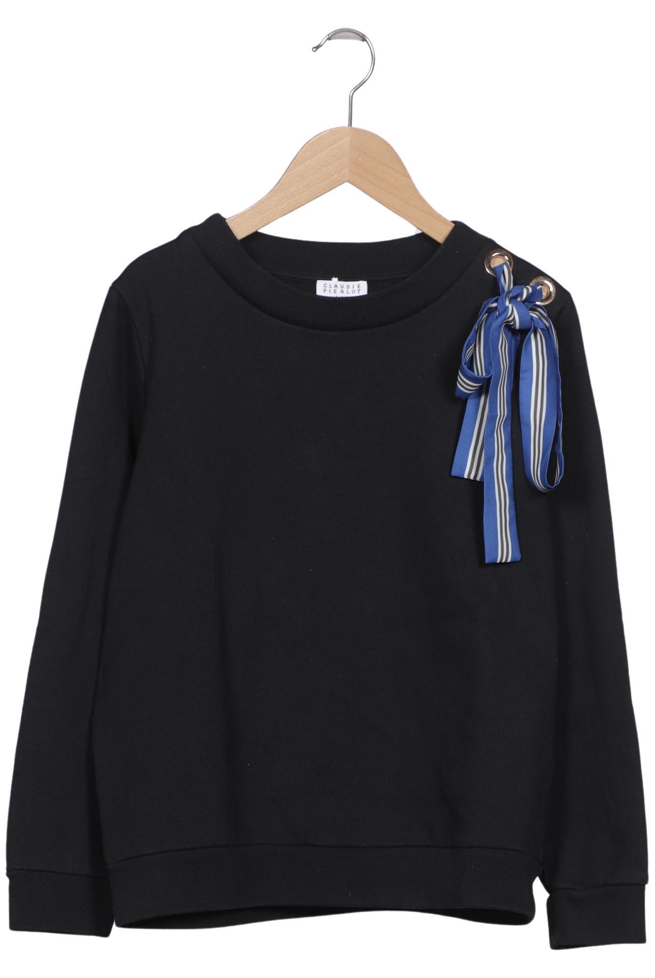 

Claudie Pierlot Damen Sweatshirt, schwarz, Gr. 38