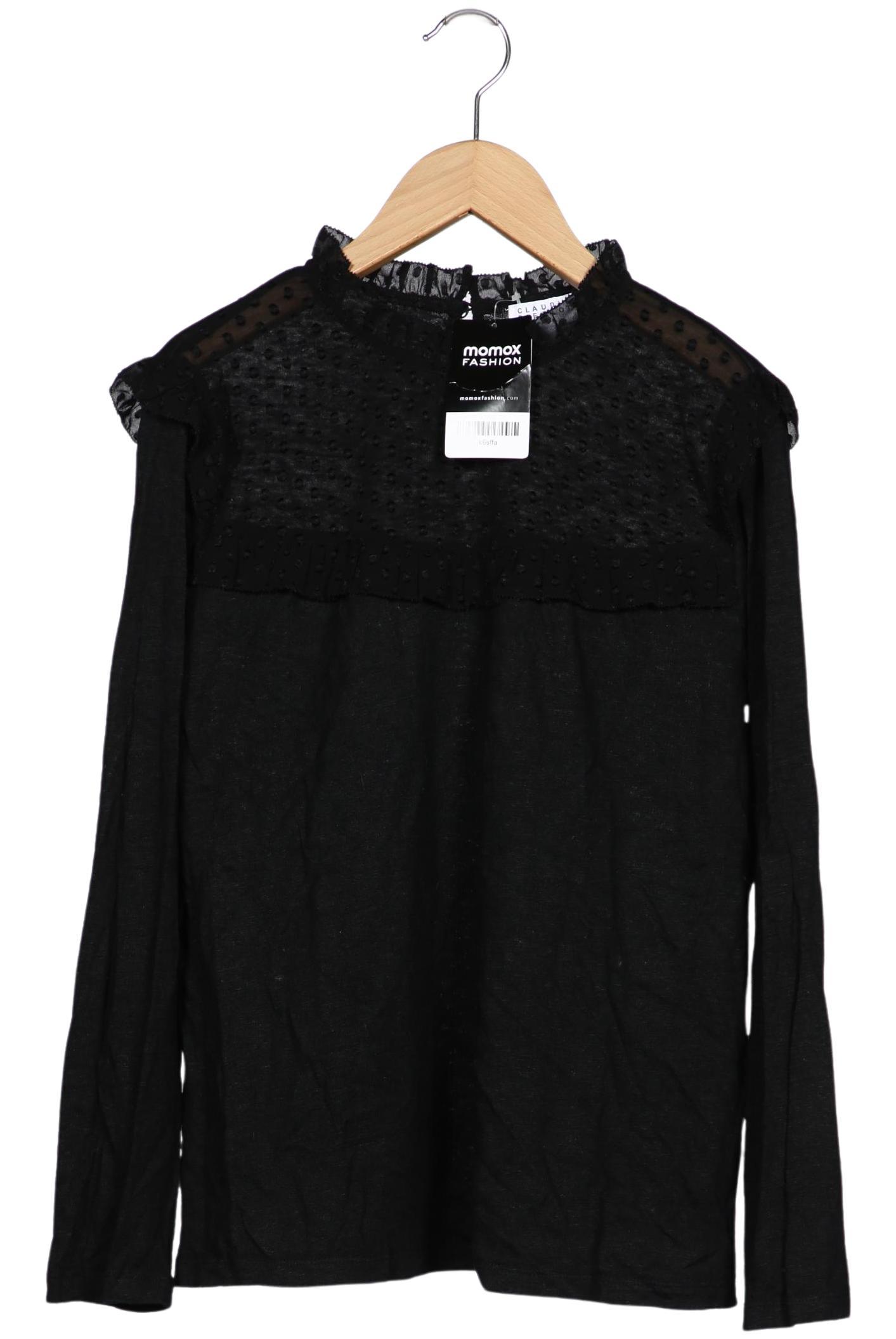 

Claudie Pierlot Damen Langarmshirt, schwarz, Gr. 36